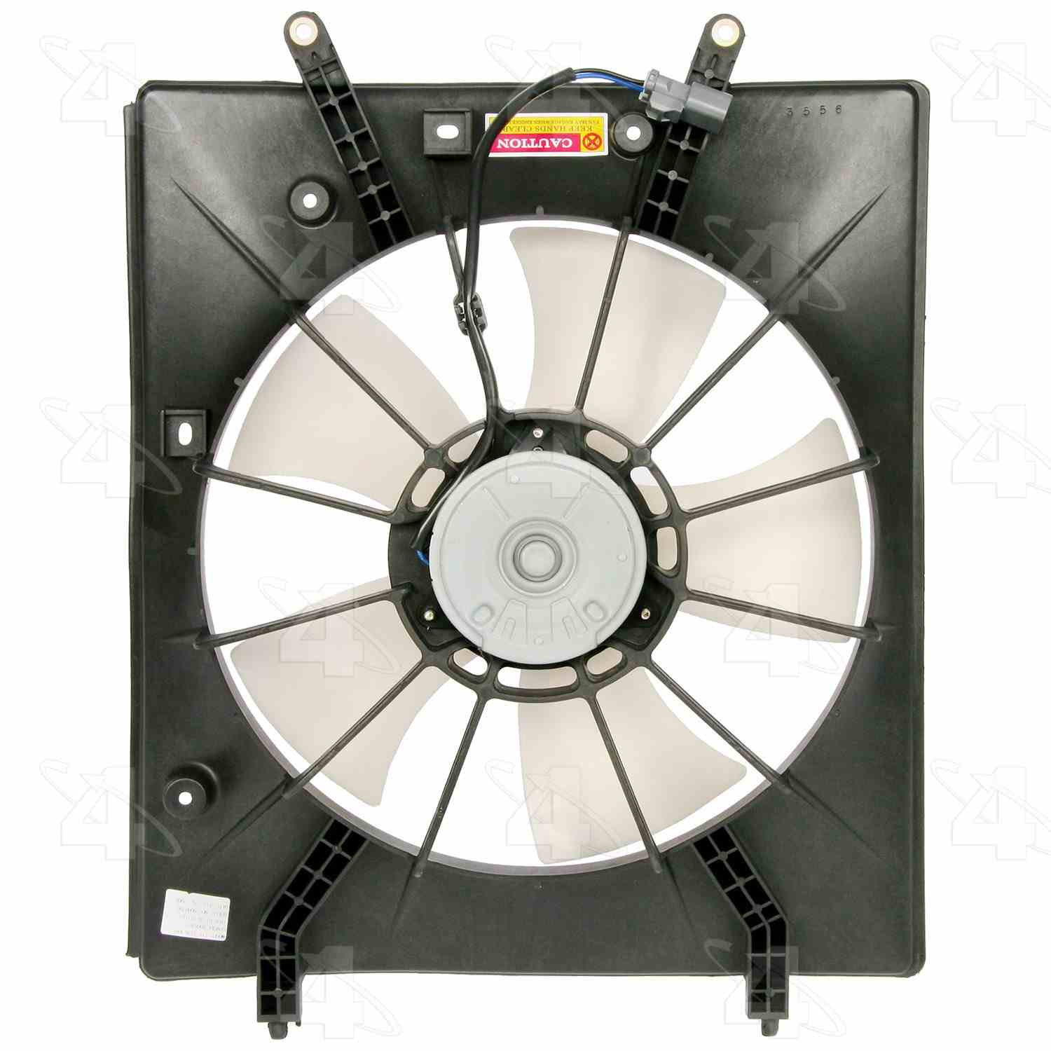 Four Seasons Radiator Fan Motor Assembly  top view frsport 75345