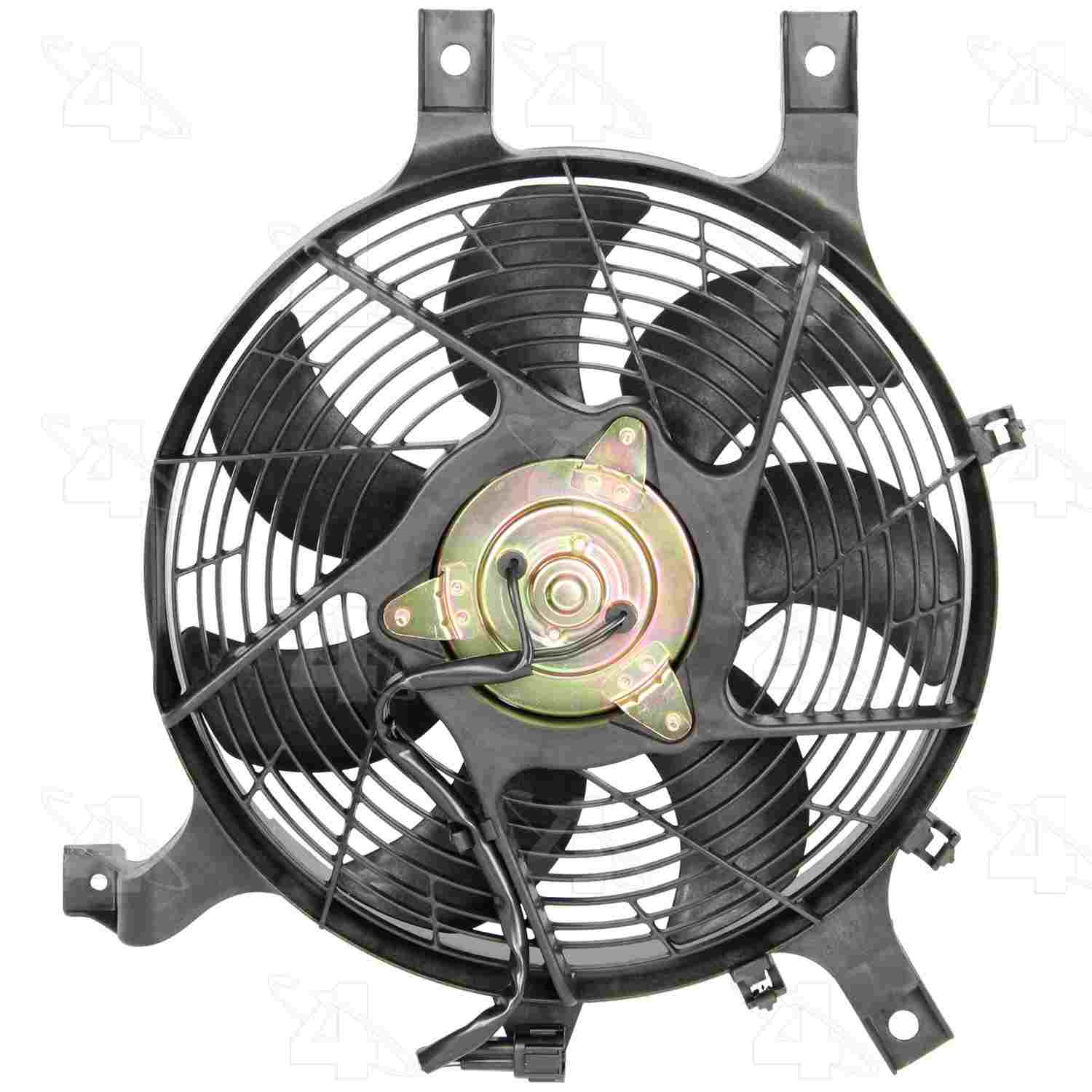 Four Seasons Condenser Fan Motor Assembly  top view frsport 75355