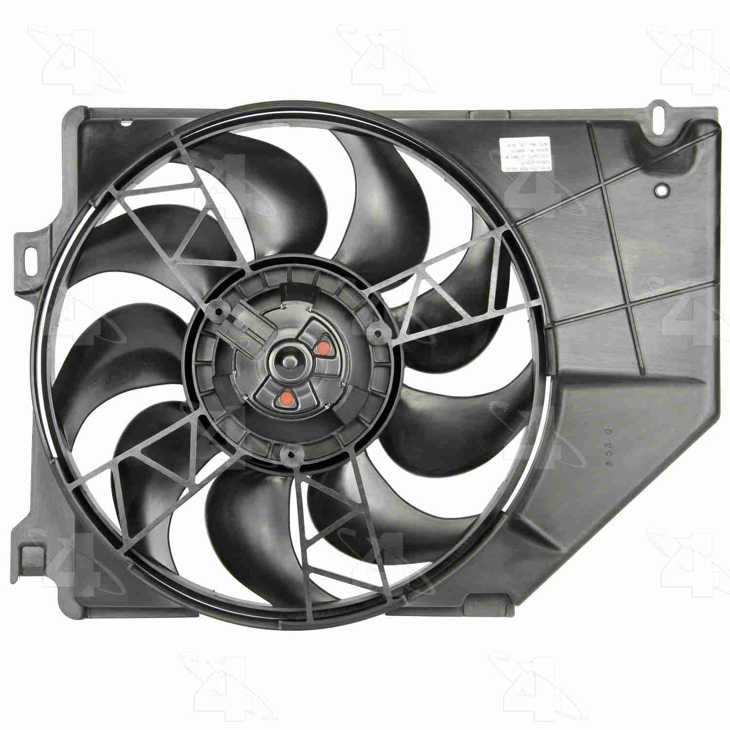 Four Seasons Radiator Fan Motor Assembly  top view frsport 75370