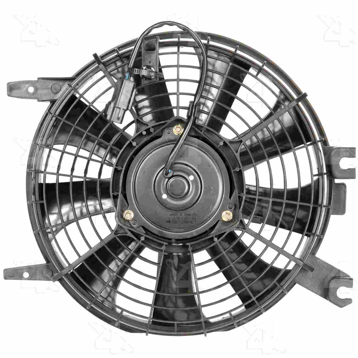 Four Seasons Condenser Fan Motor Assembly  top view frsport 75433