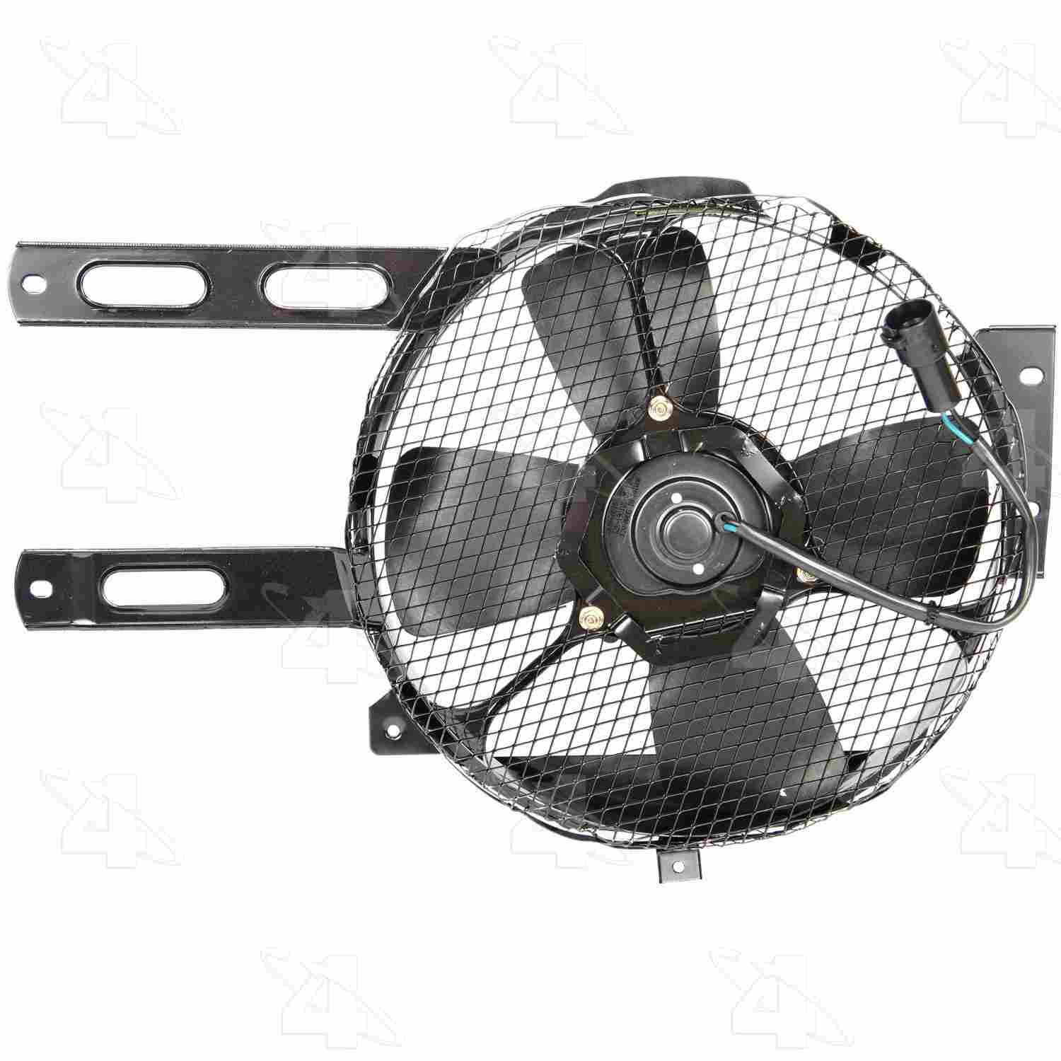 Four Seasons Condenser Fan Motor Assembly  top view frsport 75498