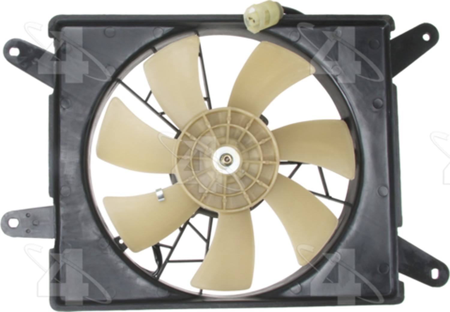 Four Seasons Condenser Fan Motor Assembly  top view frsport 75499