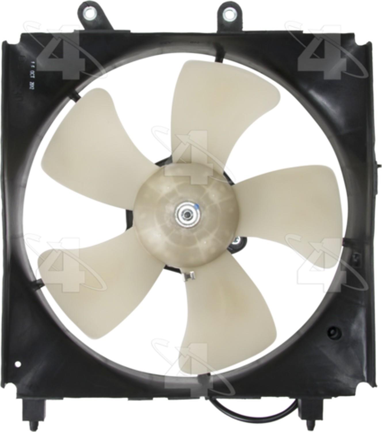 Four Seasons Radiator Fan Motor Assembly  top view frsport 75518