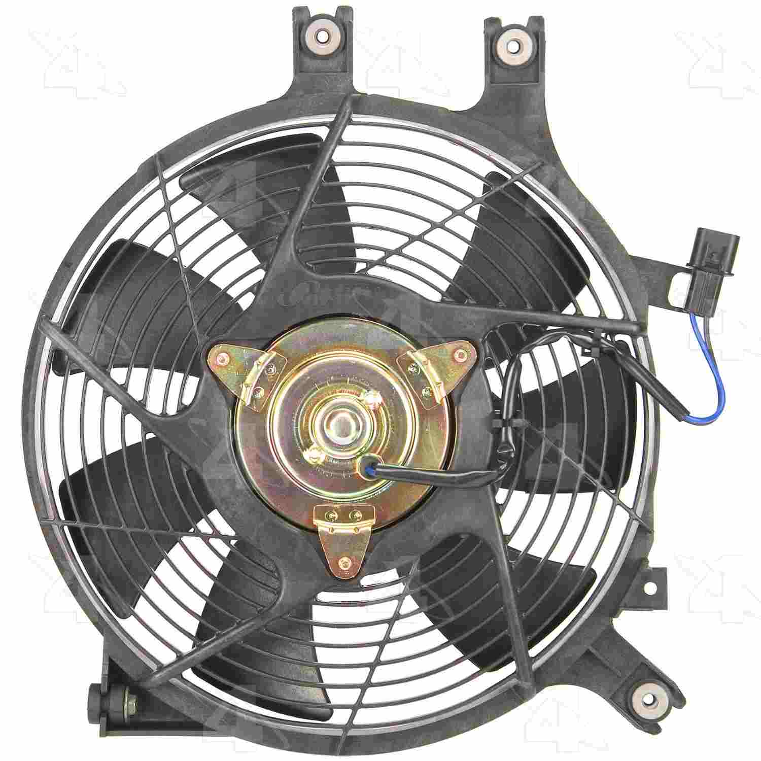 Four Seasons Condenser Fan Motor Assembly  top view frsport 75568