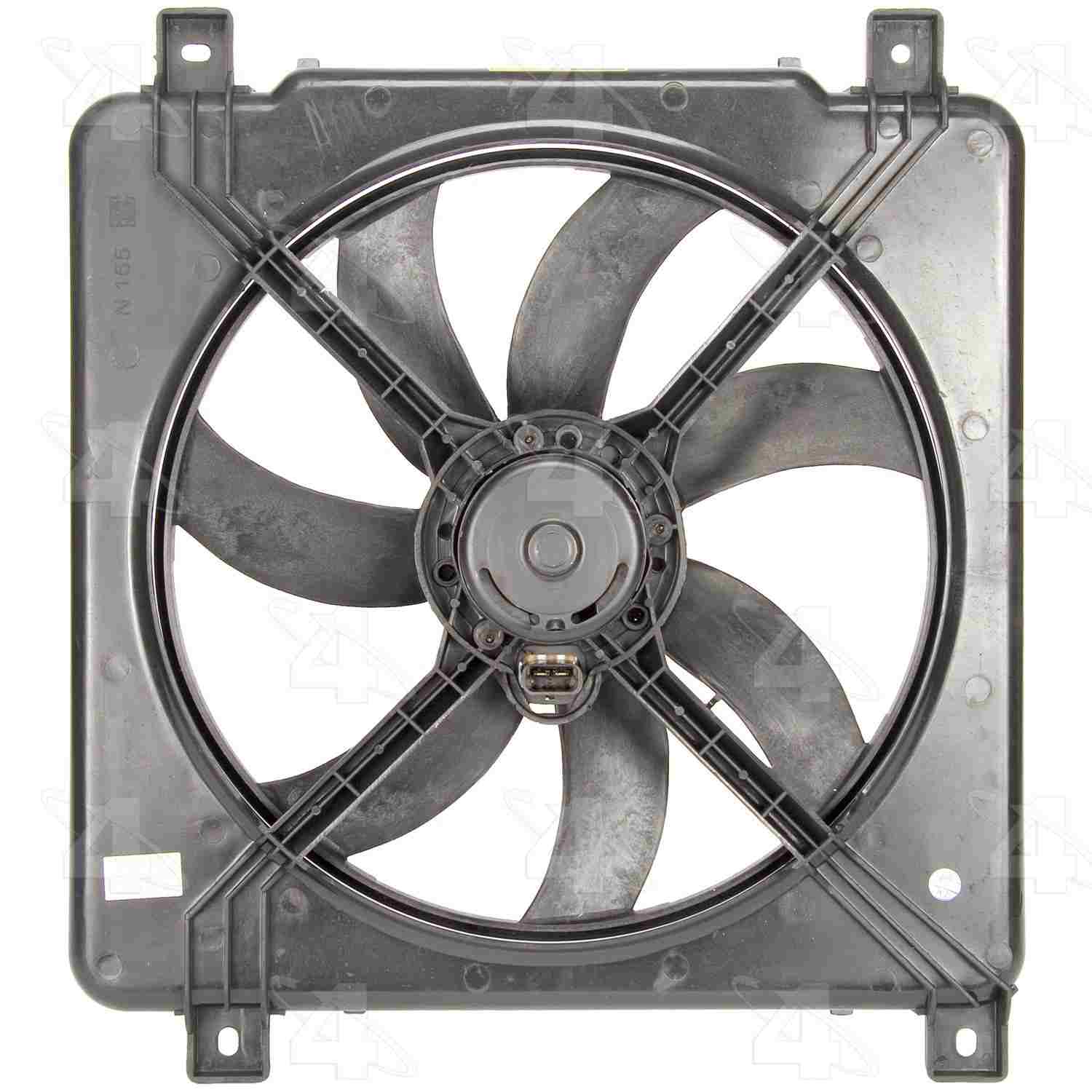 Four Seasons Radiator Fan Motor Assembly  top view frsport 75577