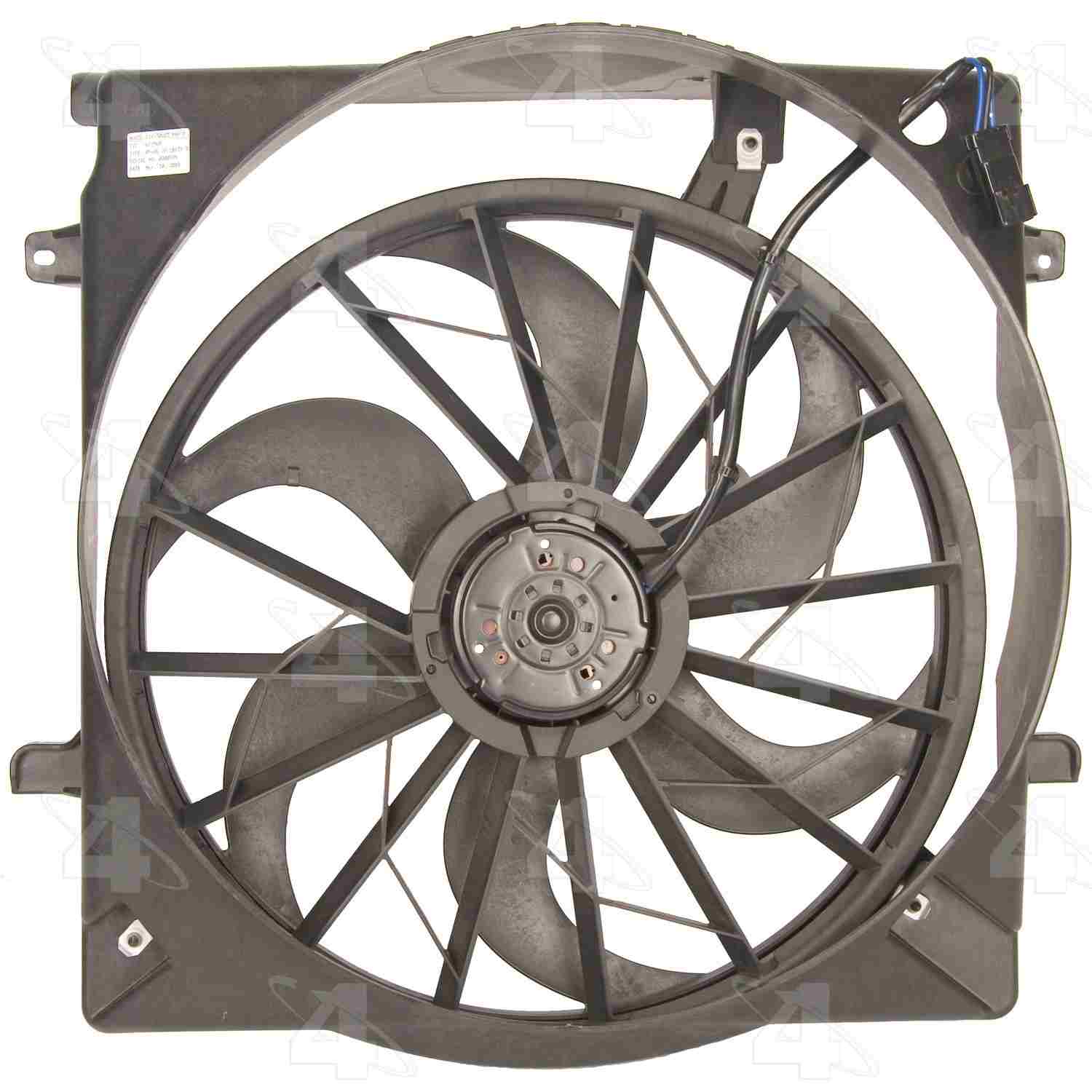 four seasons radiator fan motor assembly  frsport 75657