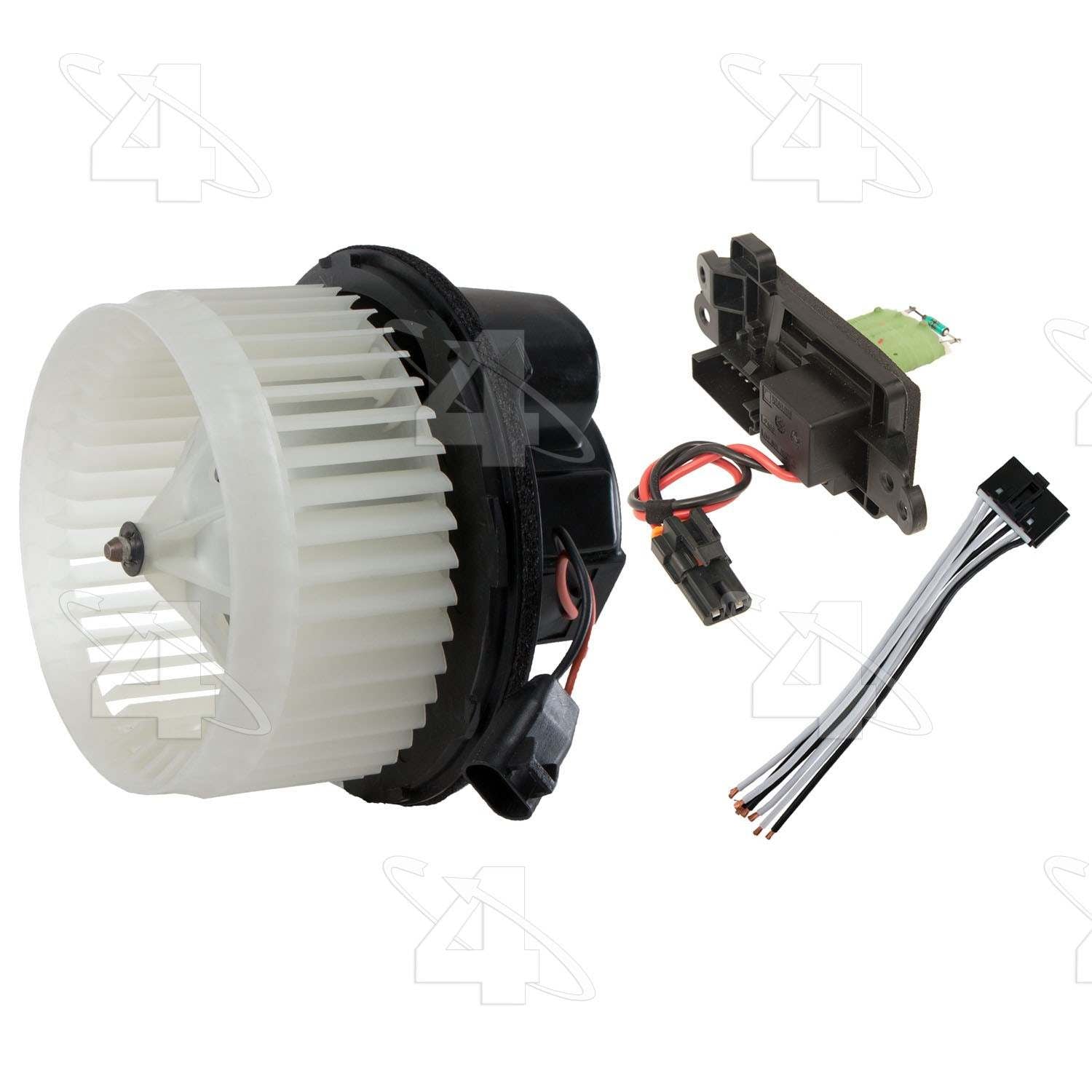 four seasons complete blower motor/resistor/connector kit
  frsport 75748brk3