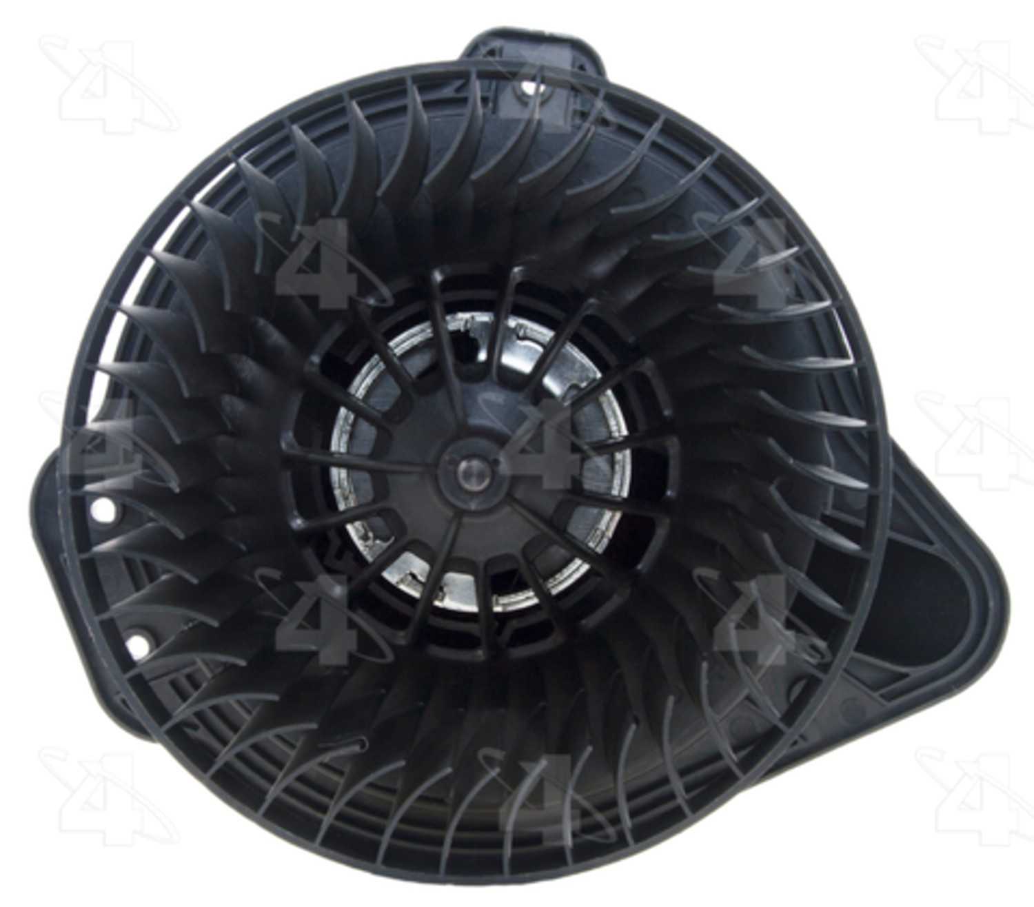 Four Seasons Flanged Vented CCW Blower Motor w/ Wheel  top view frsport 75863