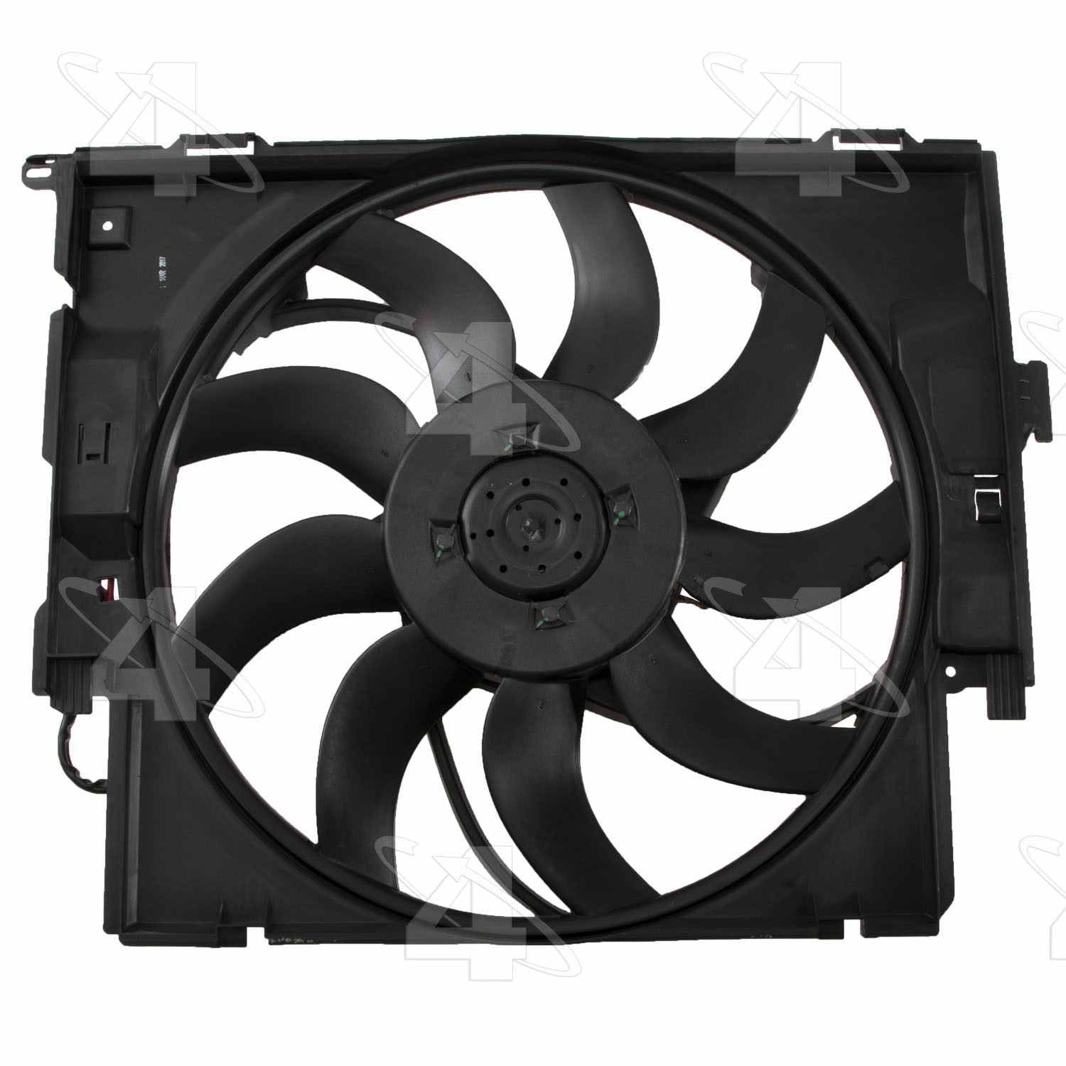 Four Seasons Radiator Fan Motor Assembly  top view frsport 75916