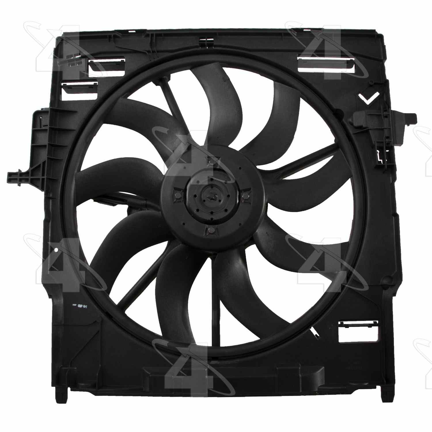 Four Seasons Radiator Fan Motor Assembly  top view frsport 75917