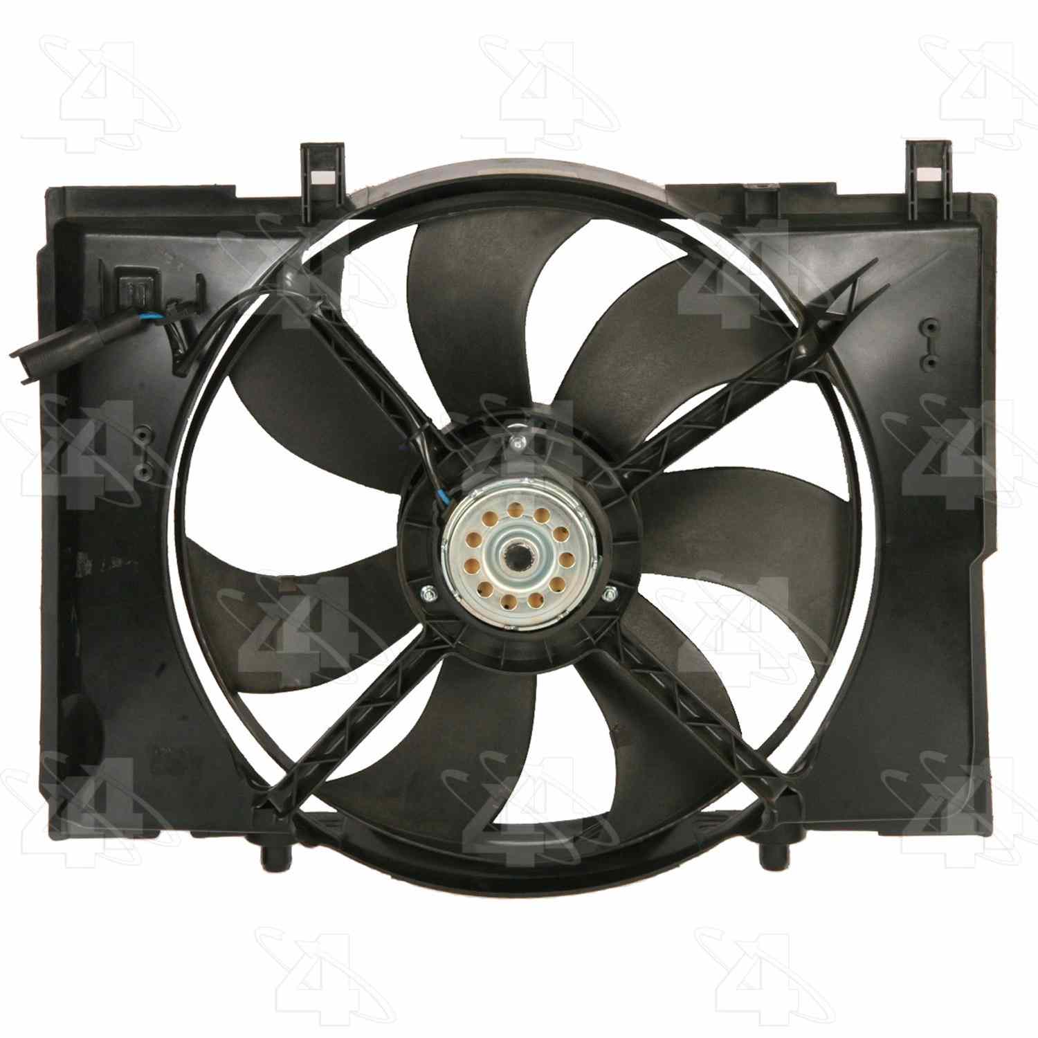 Four Seasons Radiator Fan Motor Assembly  top view frsport 75931