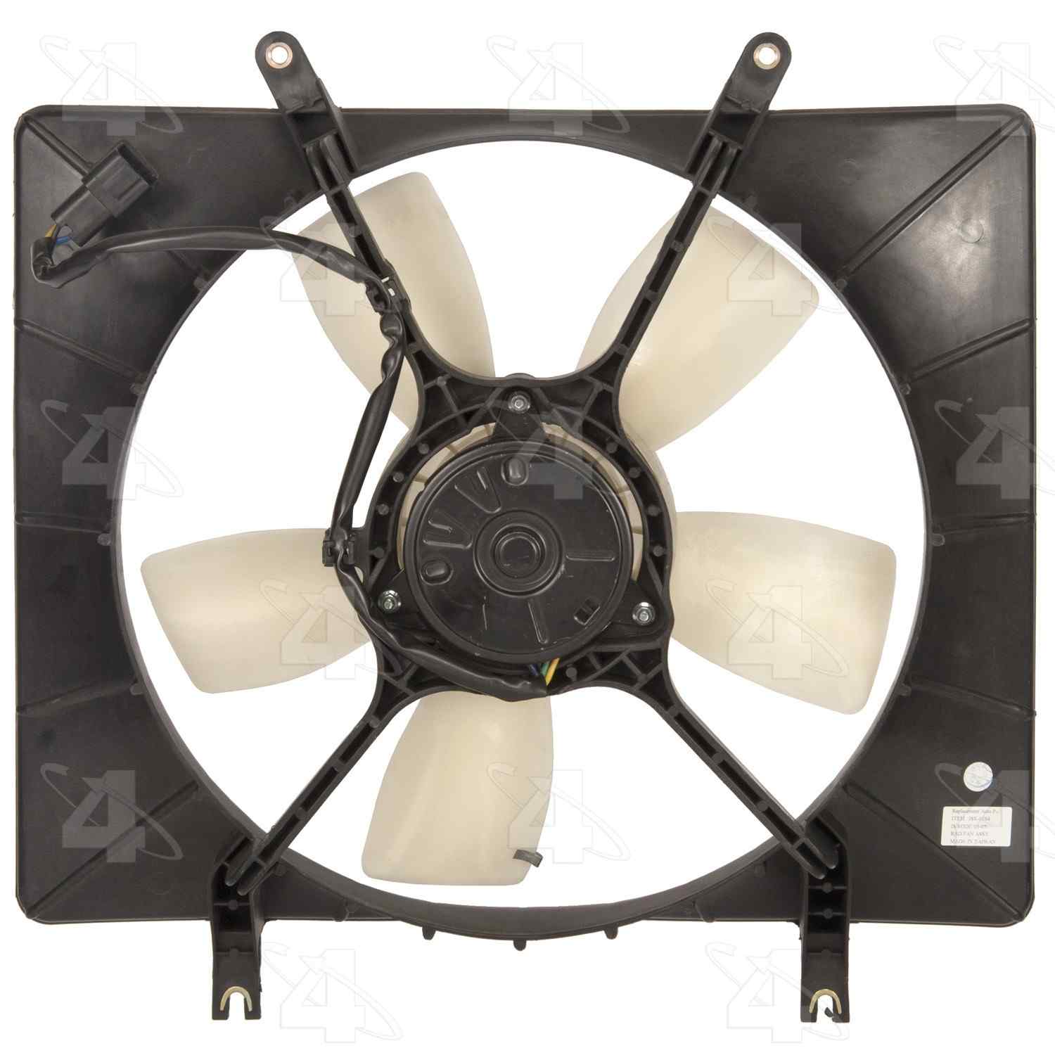 Four Seasons Radiator Fan Motor Assembly  top view frsport 75980