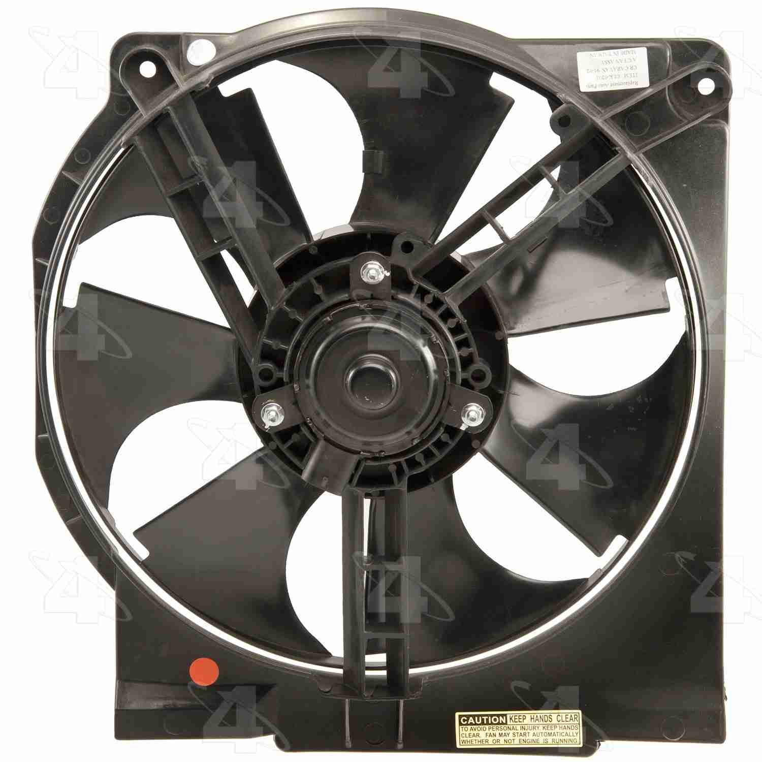 Four Seasons Condenser Fan Motor Assembly  top view frsport 75981