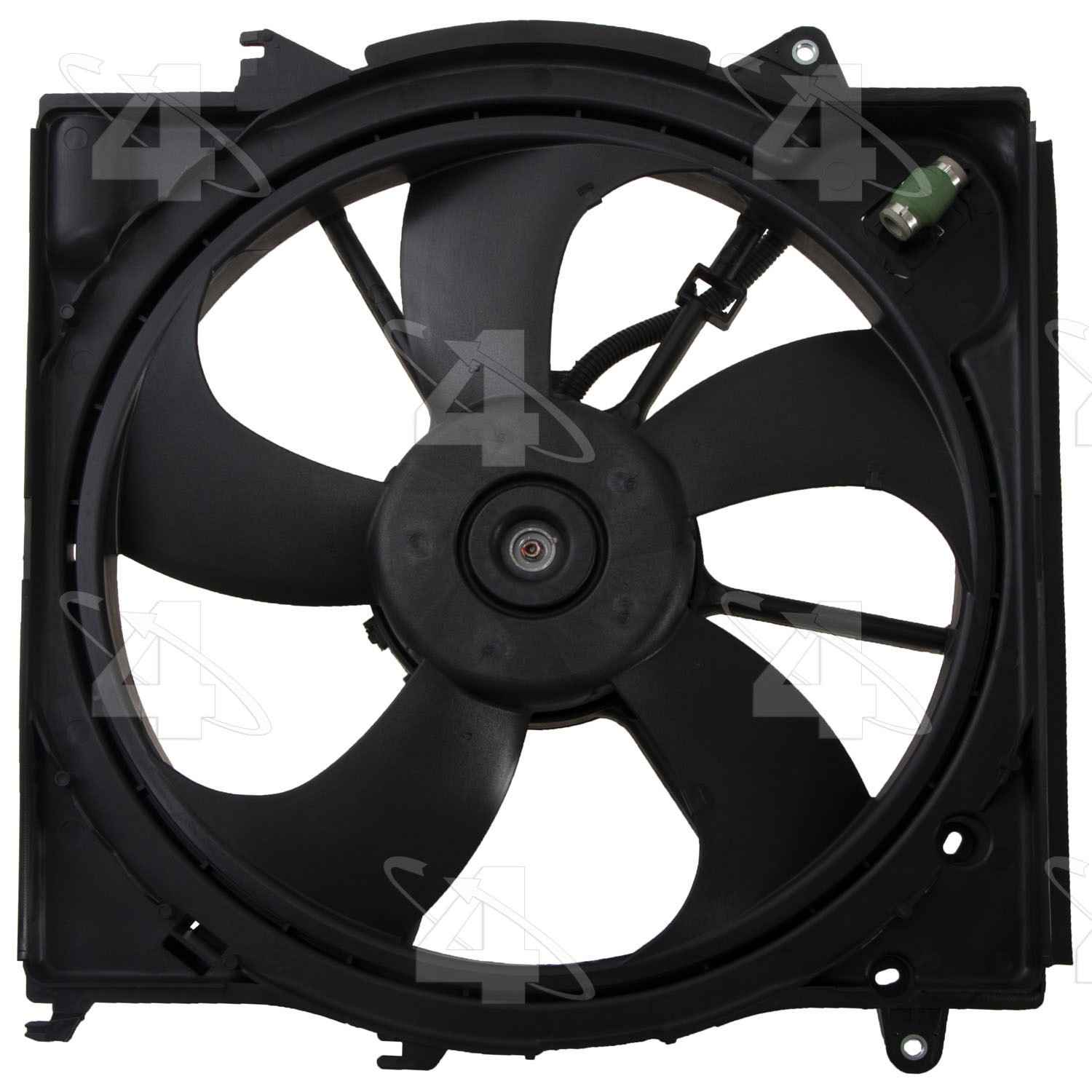 Four Seasons Radiator Fan Motor Assembly  top view frsport 75983