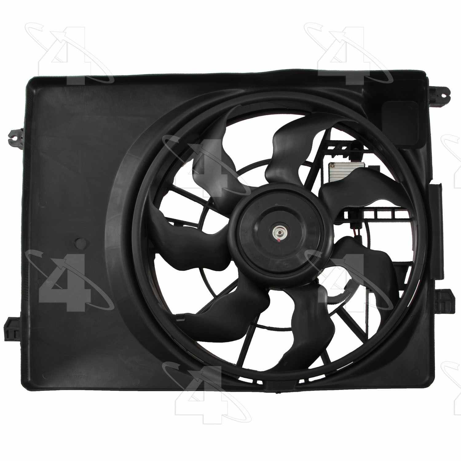 Four Seasons Radiator Fan Motor Assembly  top view frsport 75987