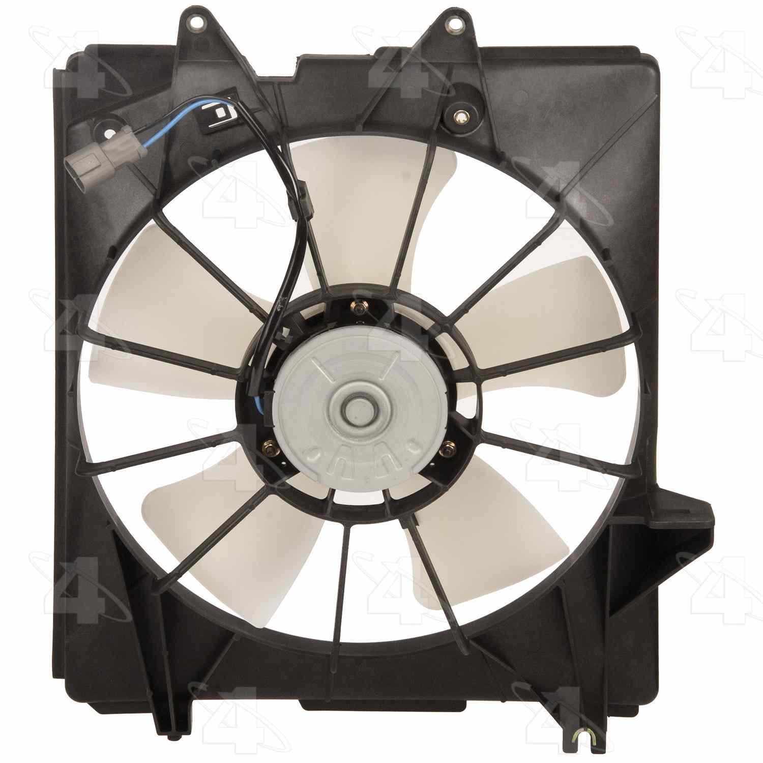 Four Seasons Radiator Fan Motor Assembly  top view frsport 76000