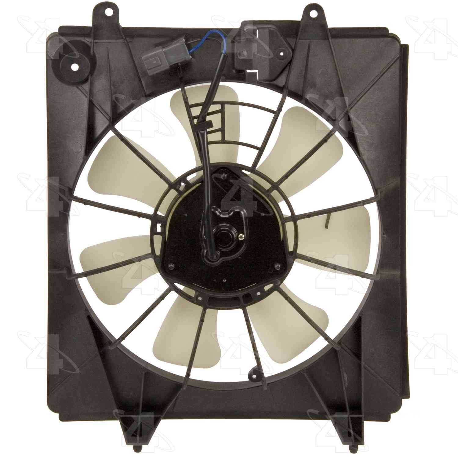 Four Seasons Condenser Fan Motor Assembly  top view frsport 76007