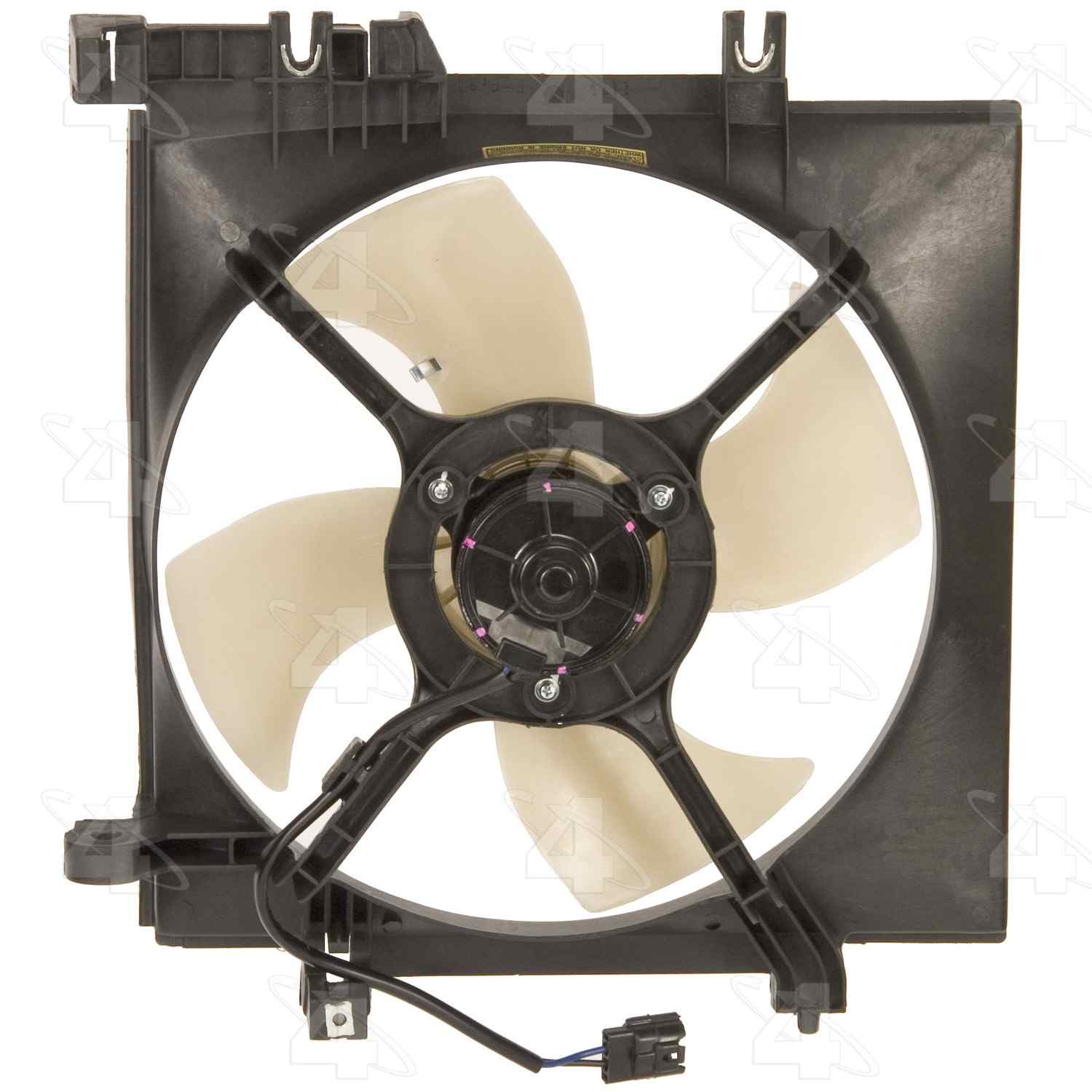 Four Seasons Radiator Fan Motor Assembly  top view frsport 76027