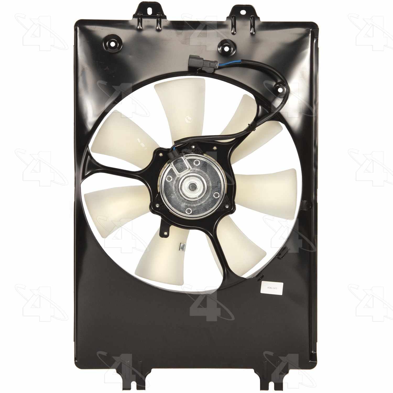 Four Seasons Condenser Fan Motor Assembly  top view frsport 76038