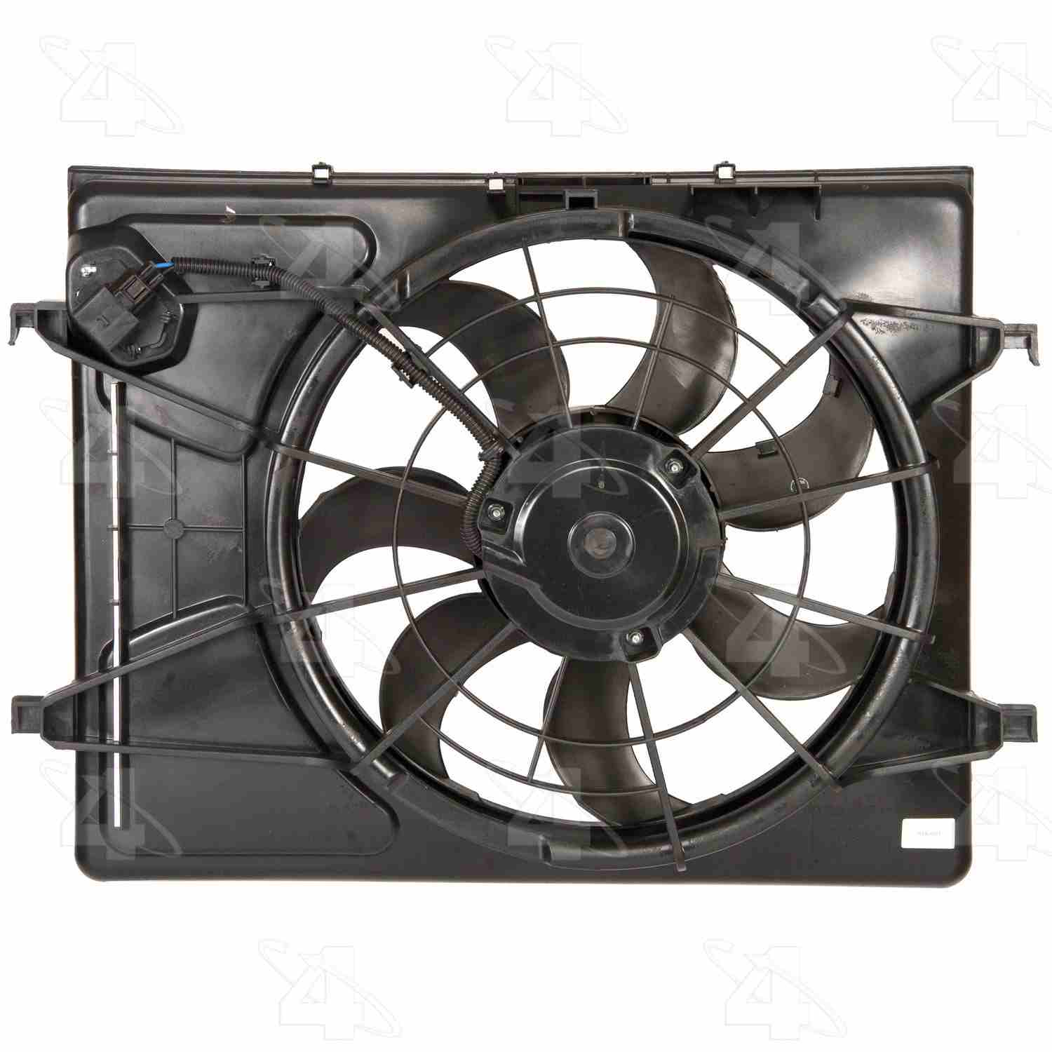 Four Seasons Radiator Fan Motor Assembly  top view frsport 76039