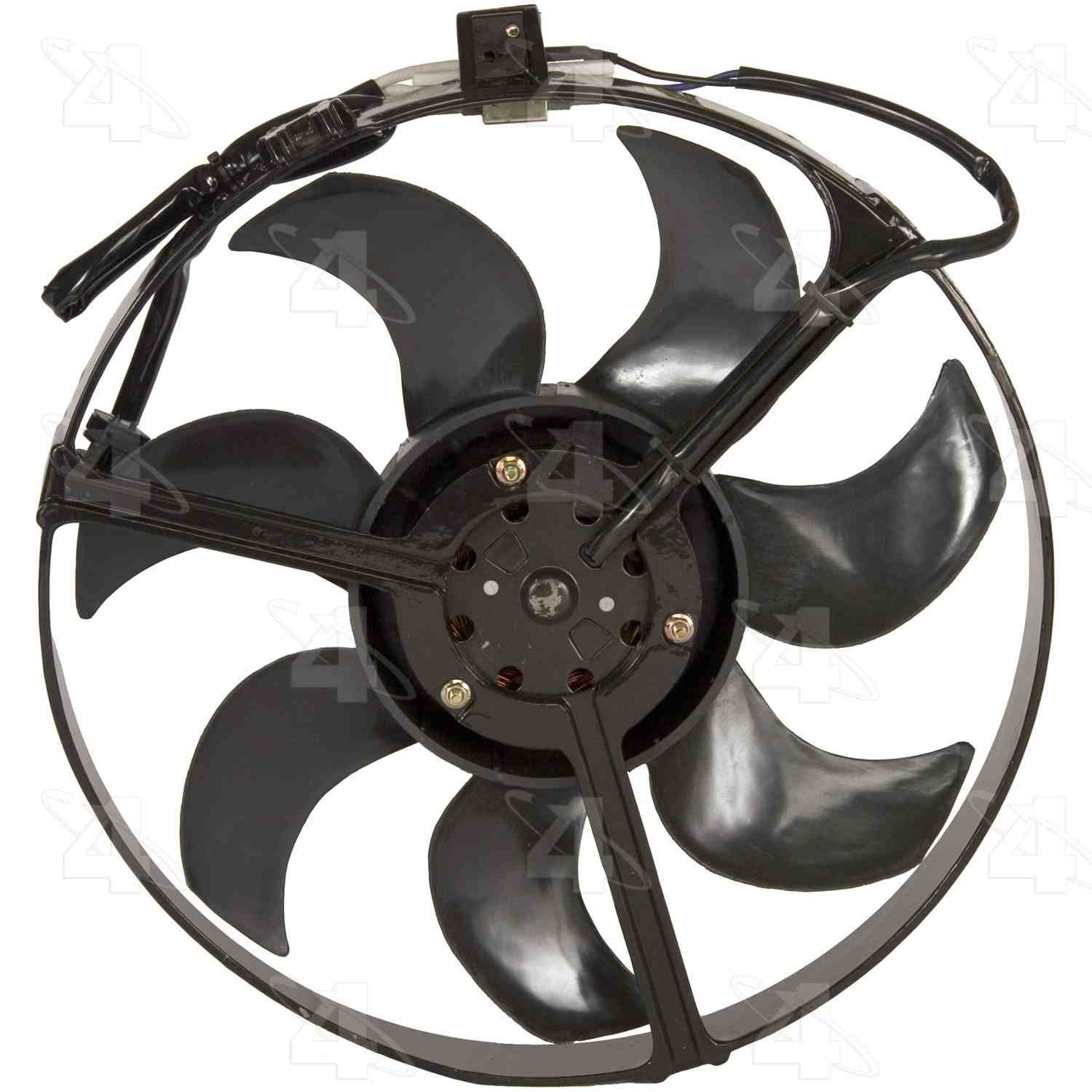 Four Seasons Condenser Fan Motor Assembly  top view frsport 76071