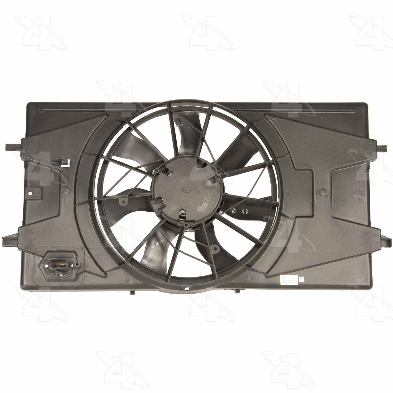 Four Seasons Radiator Fan Motor Assembly  top view frsport 76082