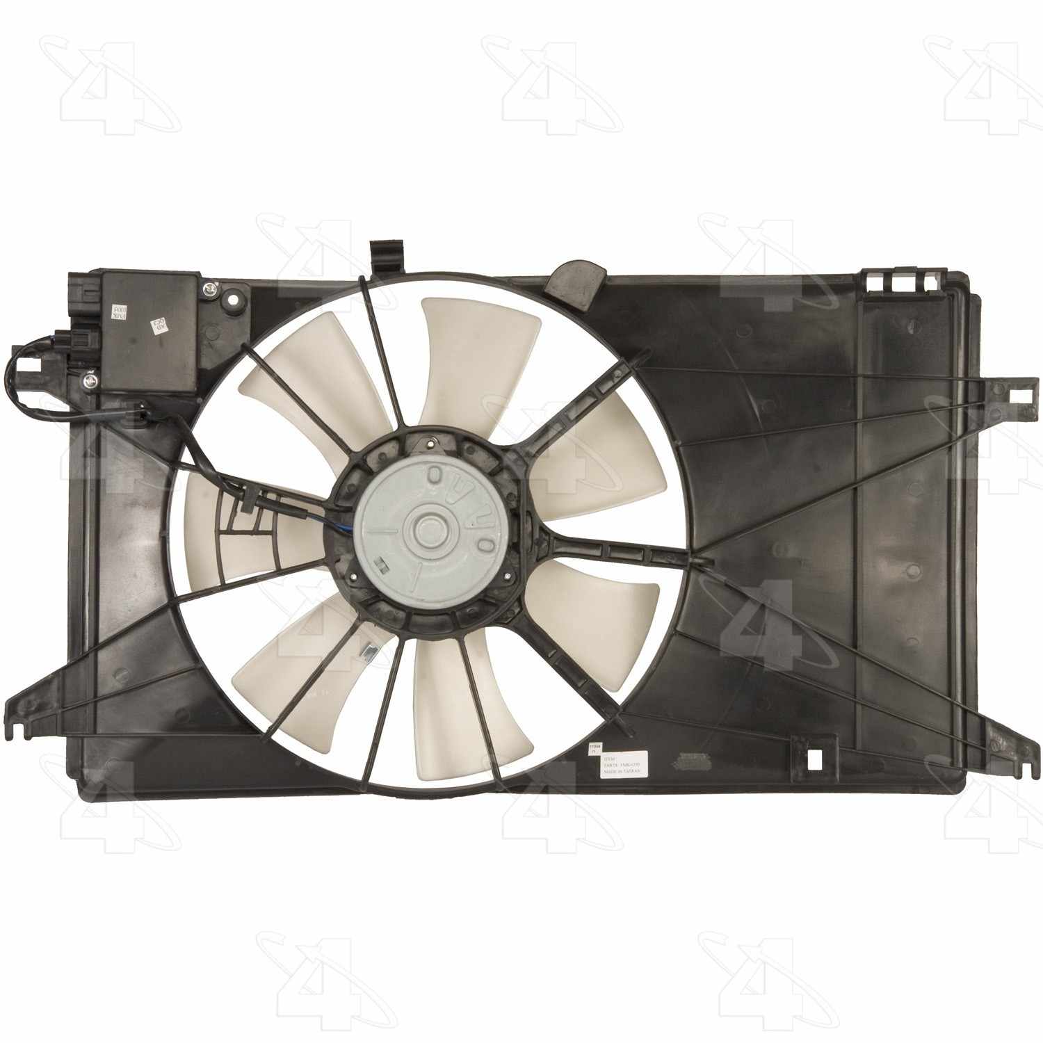 Four Seasons Radiator Fan Motor Assembly  top view frsport 76098