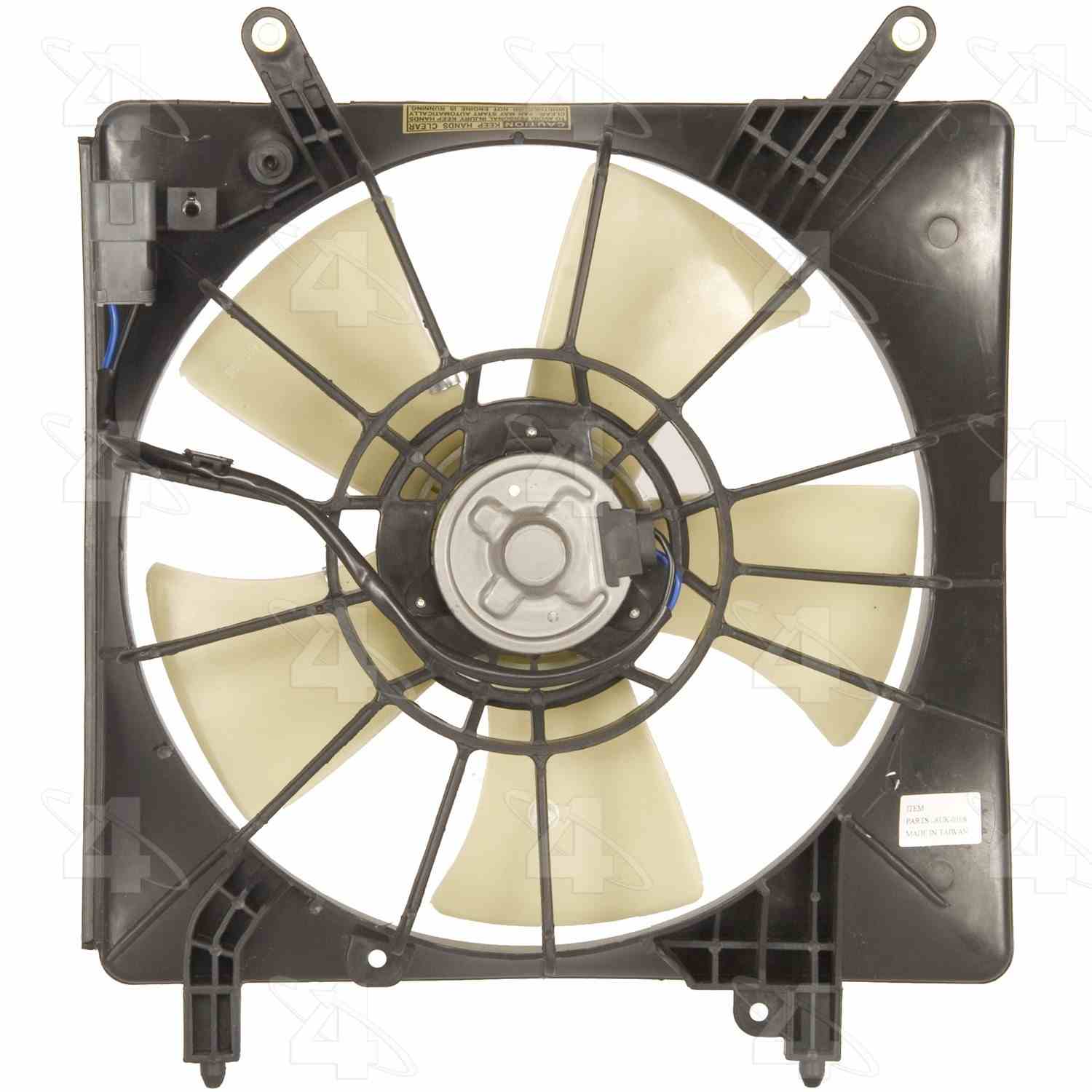 Four Seasons Radiator Fan Motor Assembly  top view frsport 76117