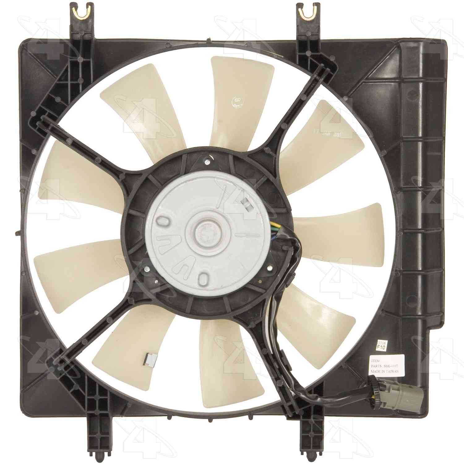 Four Seasons Condenser Fan Motor Assembly  top view frsport 76119