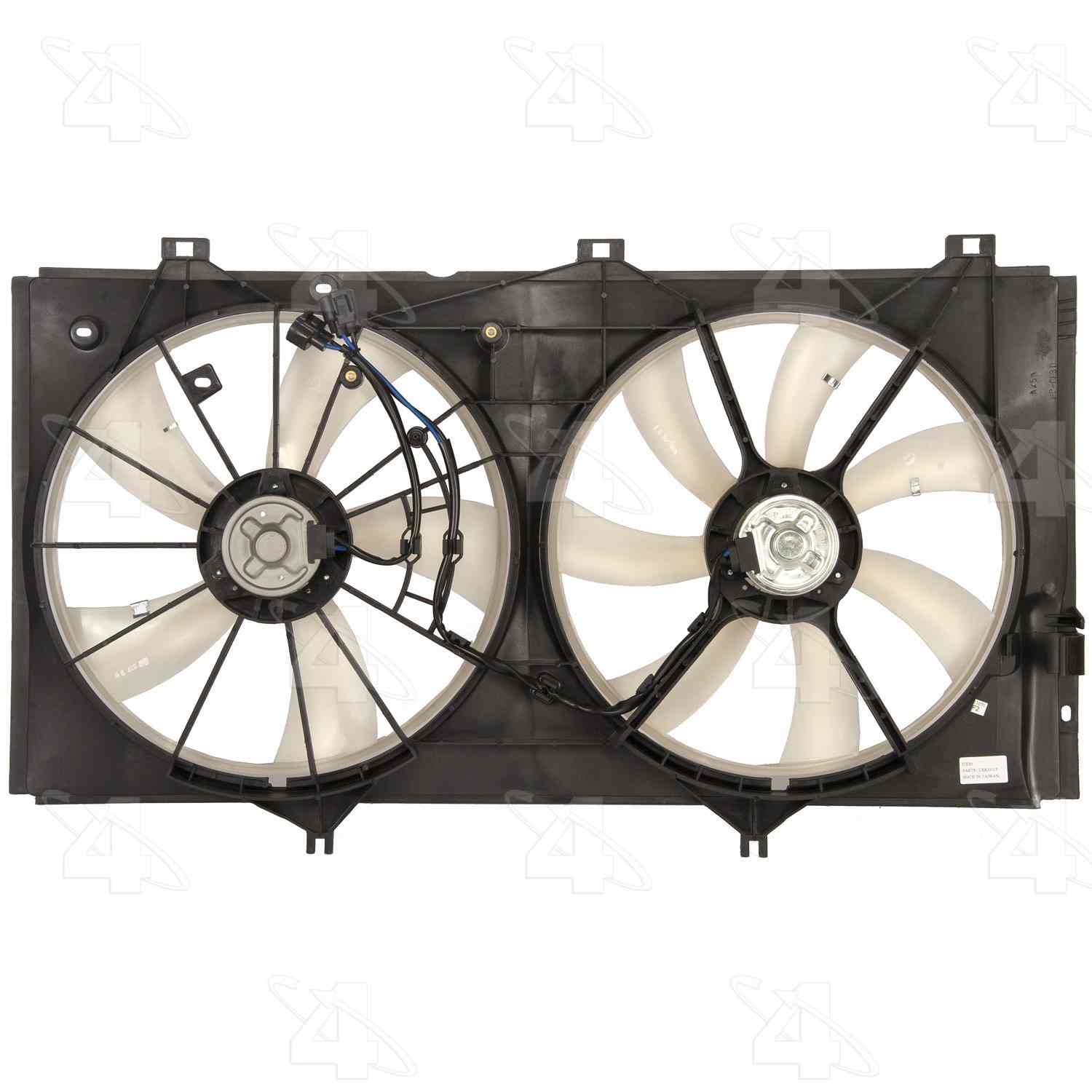 Four Seasons Radiator / Condenser Fan Motor Assembly  top view frsport 76188