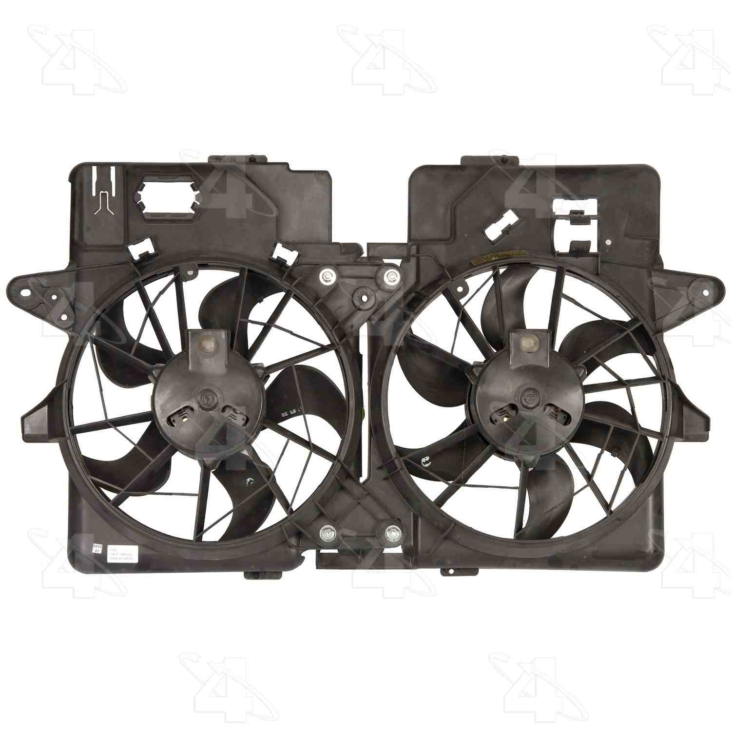 Four Seasons Radiator / Condenser Fan Motor Assembly  top view frsport 76190