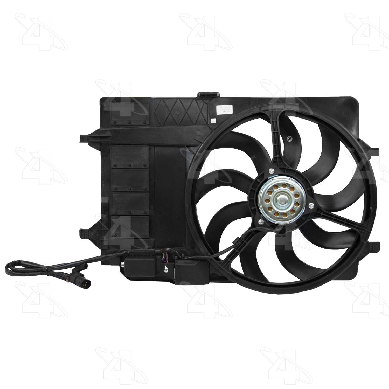 Four Seasons Radiator Fan Motor Assembly  top view frsport 76204