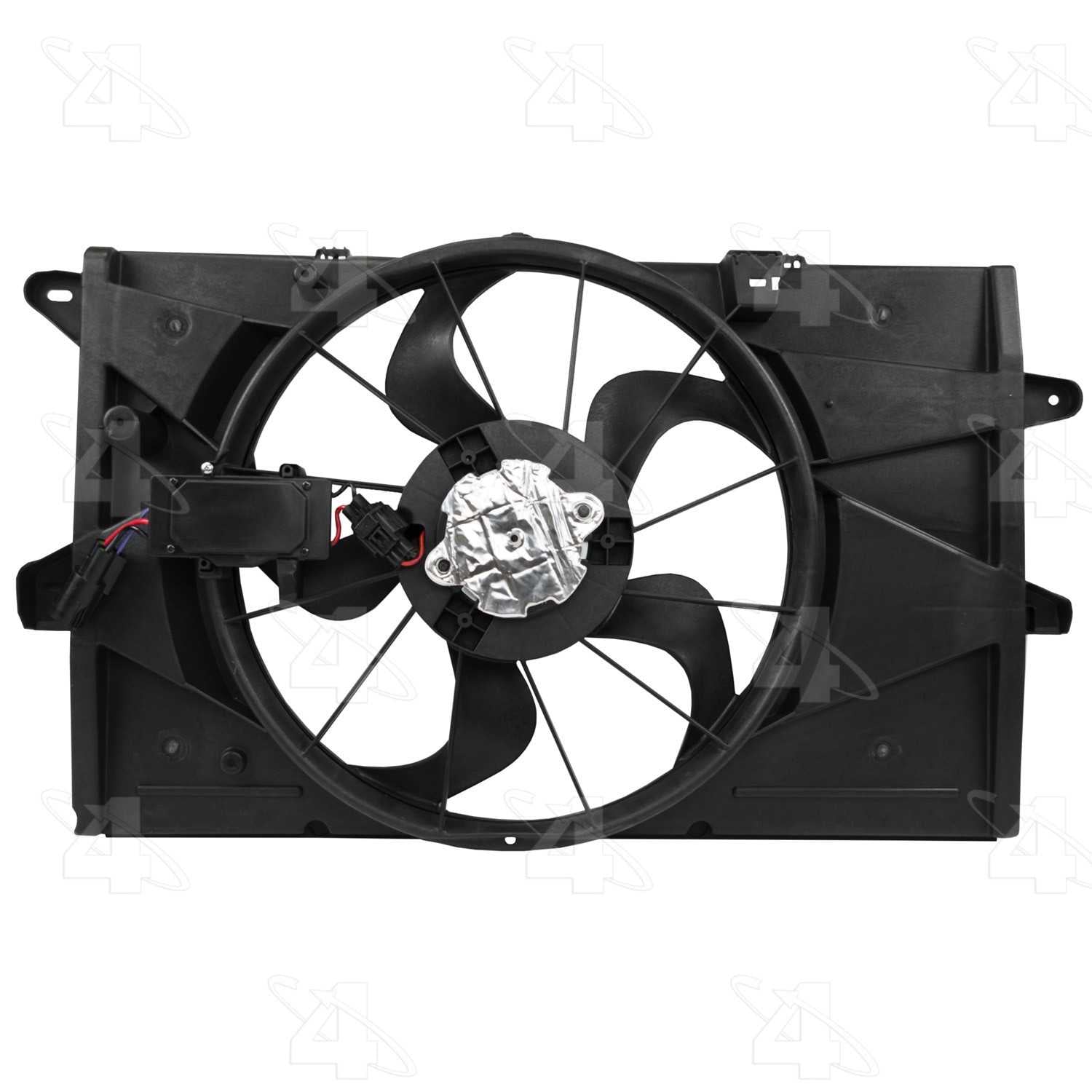 Four Seasons Radiator Fan Motor Assembly  top view frsport 76213