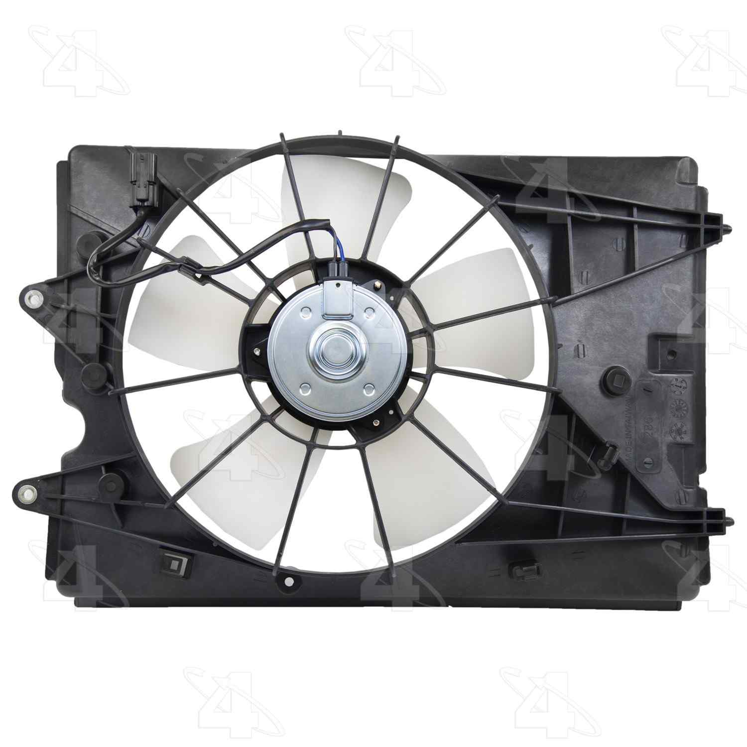 Four Seasons Radiator Fan Motor Assembly  top view frsport 76217