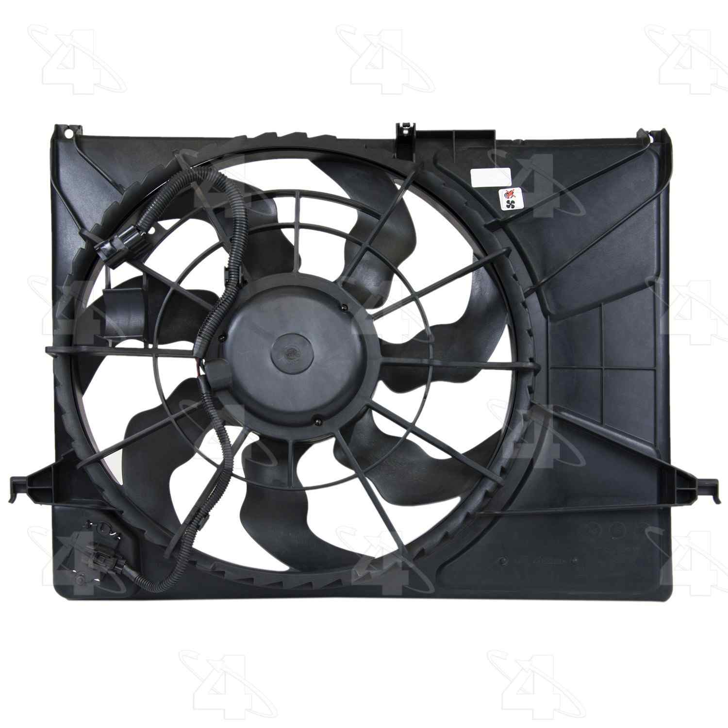 Four Seasons Radiator Fan Motor Assembly  top view frsport 76226