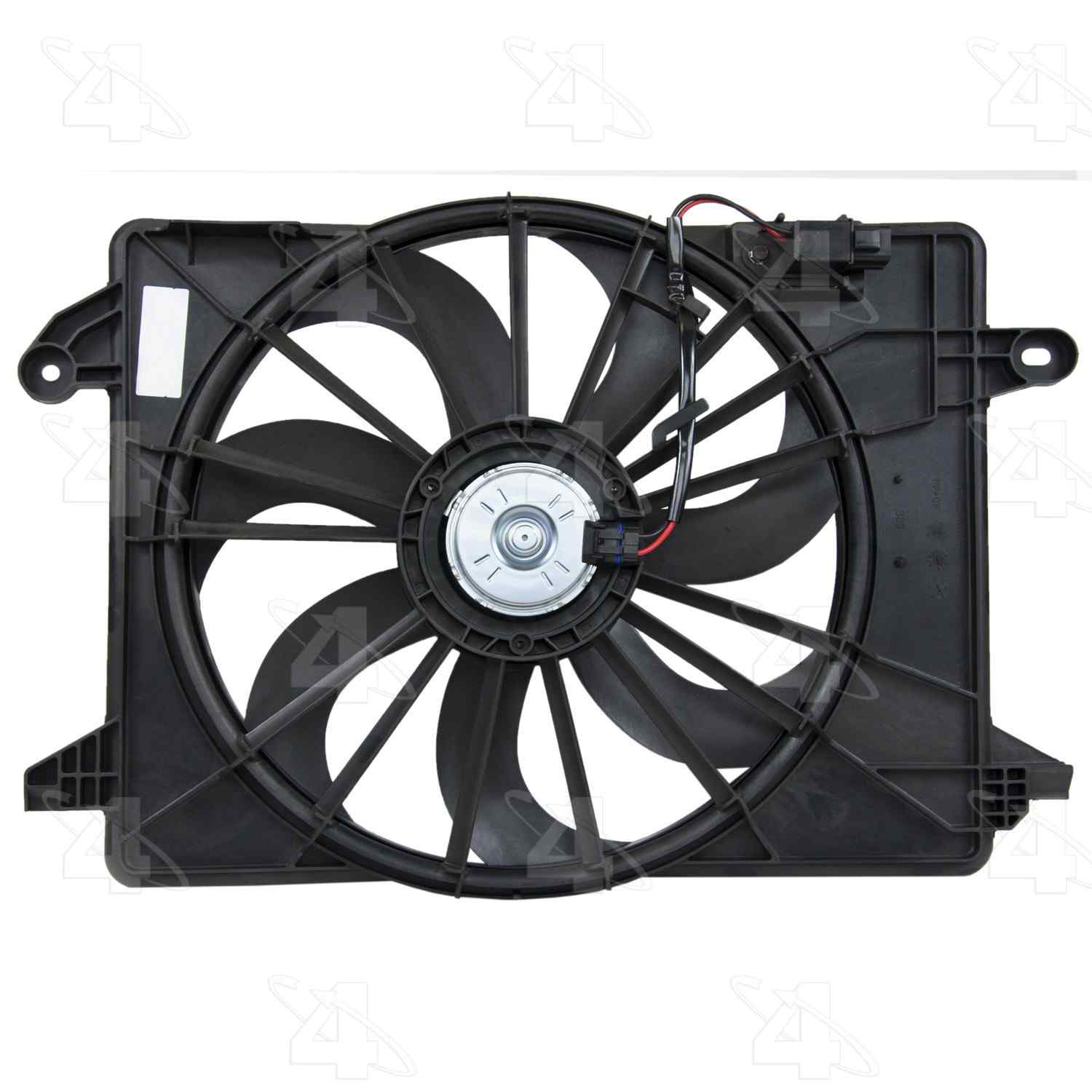 Four Seasons Radiator Fan Motor Assembly  top view frsport 76230