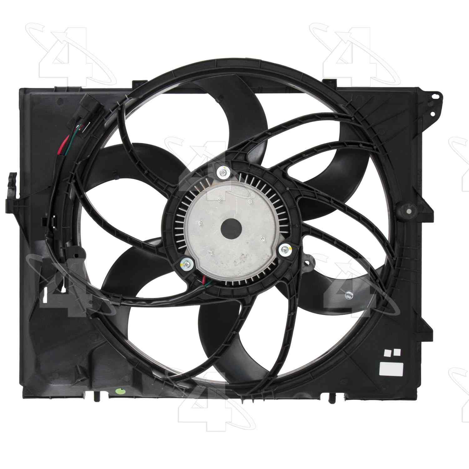 Four Seasons Radiator Fan Motor Assembly  top view frsport 76281