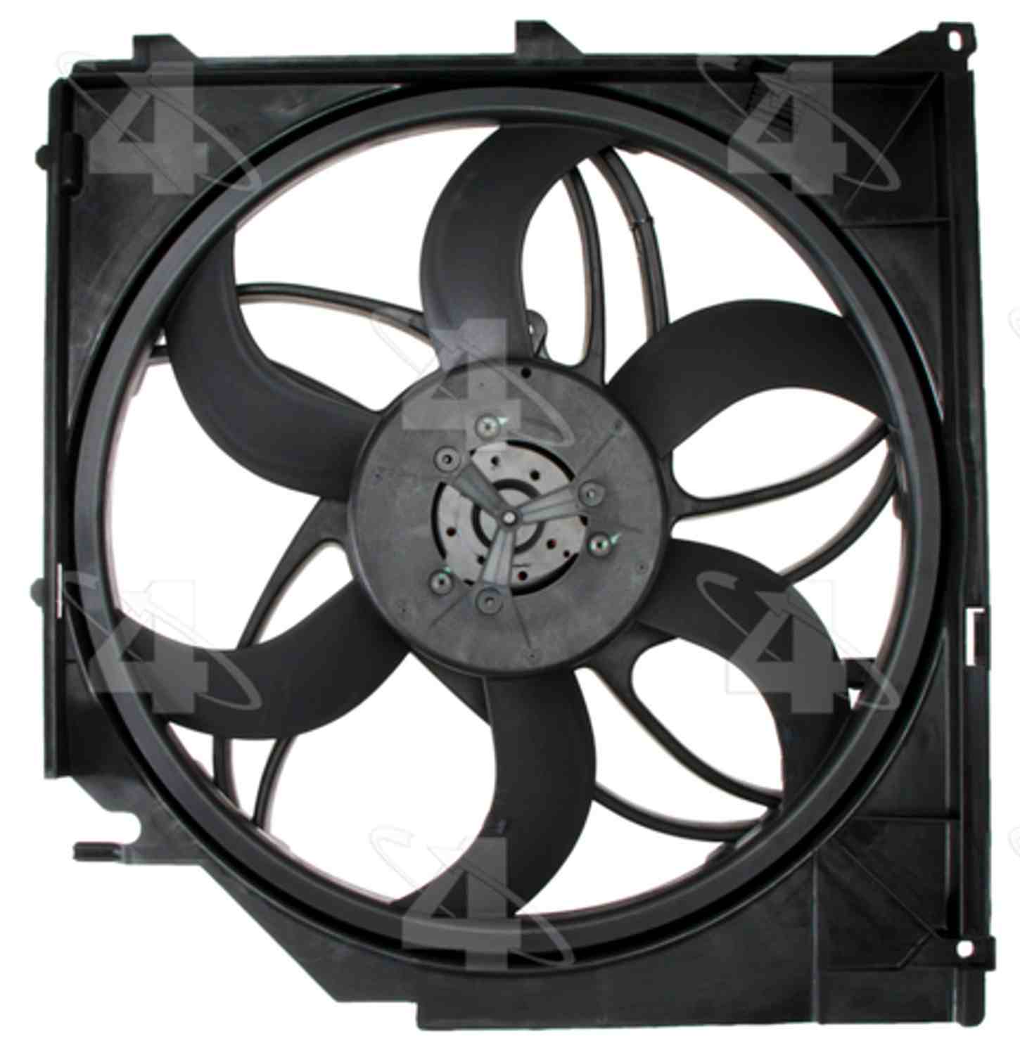 Four Seasons Radiator Fan Motor Assembly  top view frsport 76318