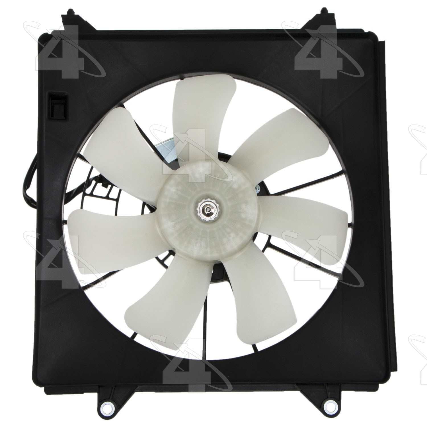 Four Seasons Condenser Fan Motor Assembly  top view frsport 76342