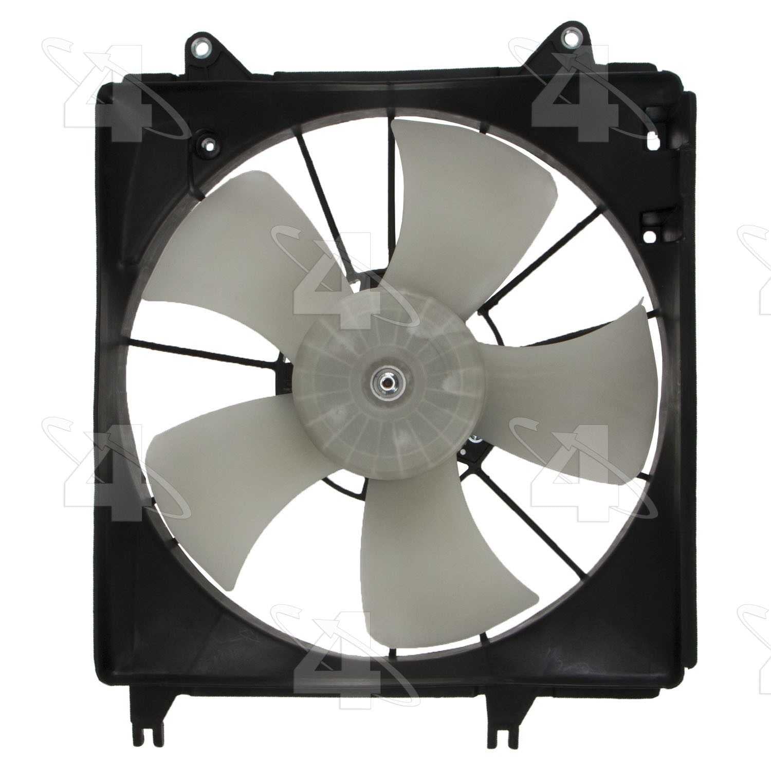 Four Seasons Radiator Fan Motor Assembly  top view frsport 76347