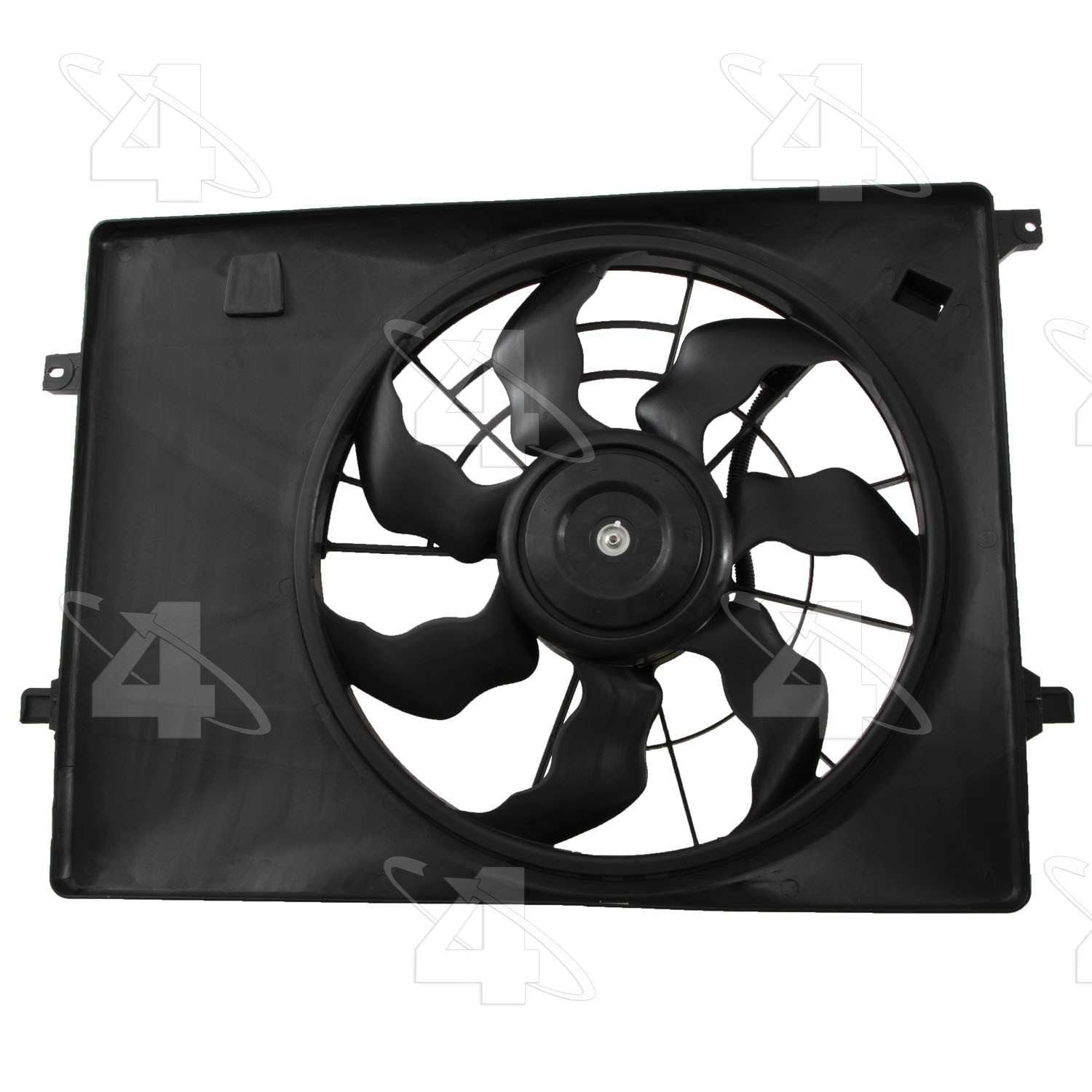 Four Seasons Radiator Fan Motor Assembly  top view frsport 76402