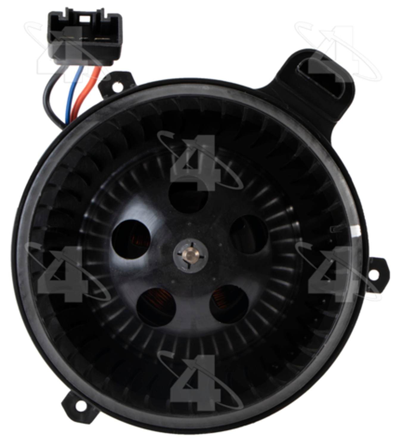 Four Seasons Brushless Flanged Vented CCW Blower Motor w/ Wheel  top view frsport 76500