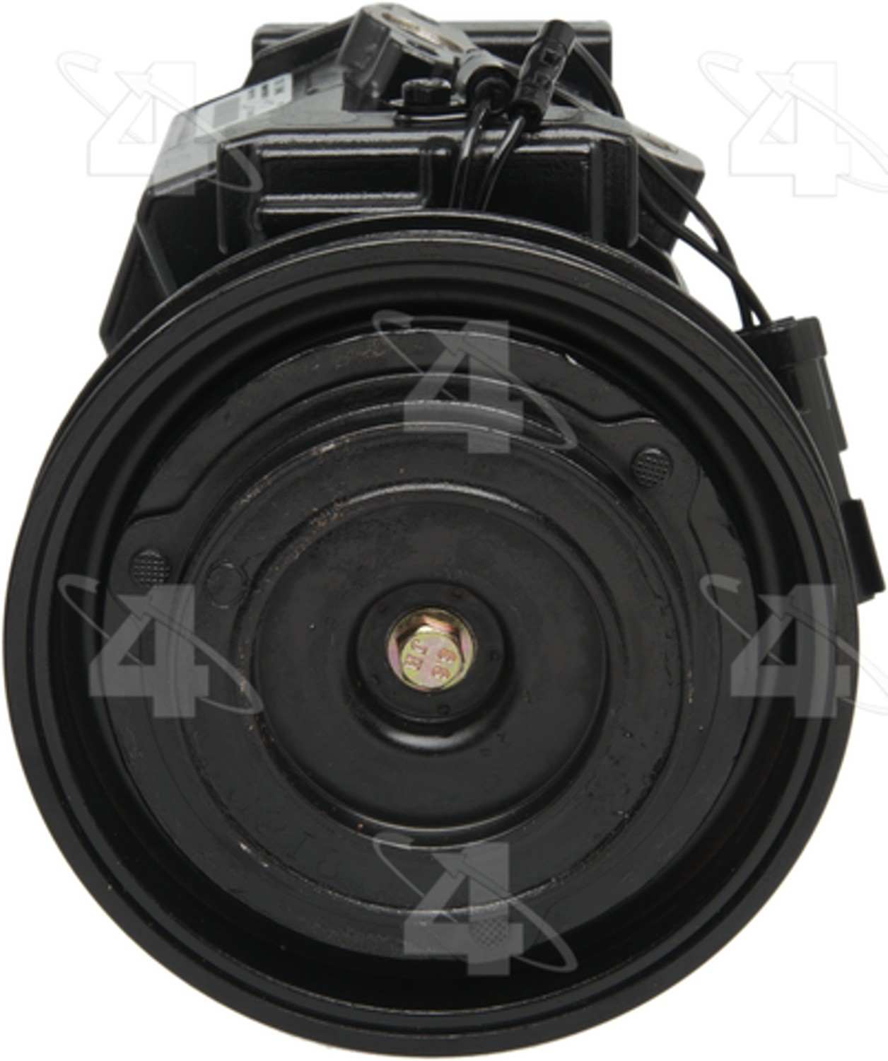 Four Seasons Reman Nippondenso 10S15C Compressor w/ Clutch  top view frsport 77387