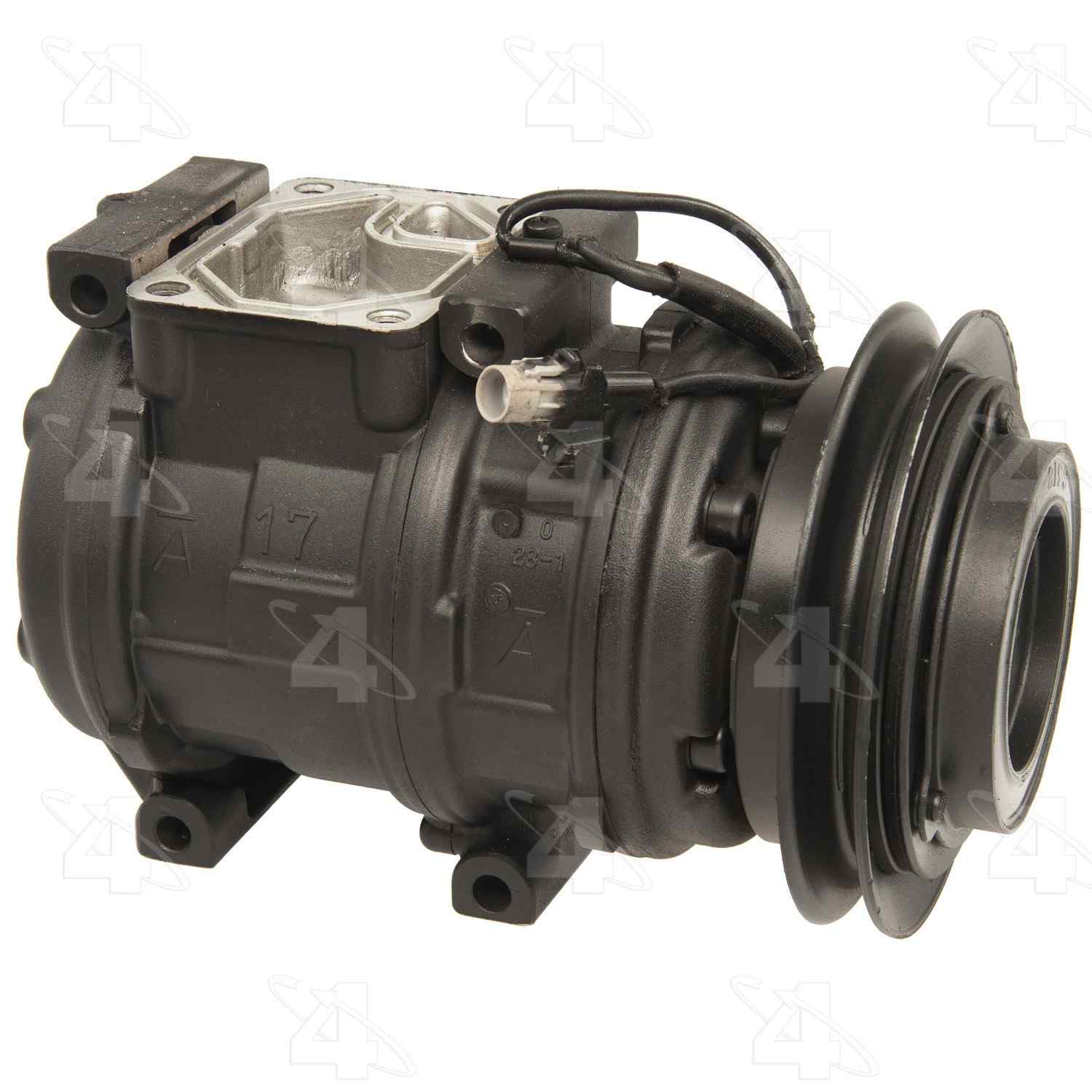 four seasons reman nippondenso 10pa17c compressor w/ clutch  frsport 77393