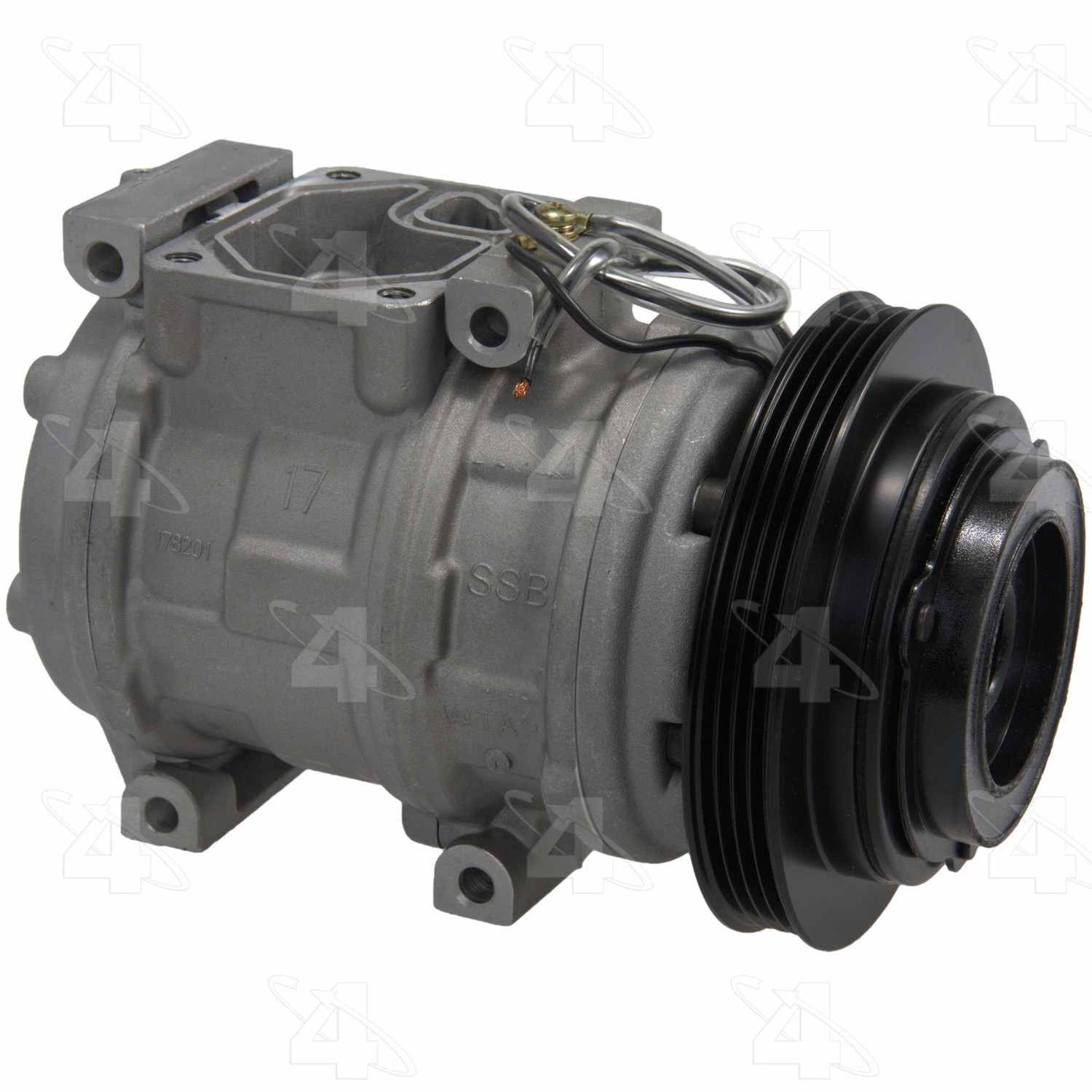 four seasons new nippondenso 10pa17c compressor w/ clutch  frsport 78316