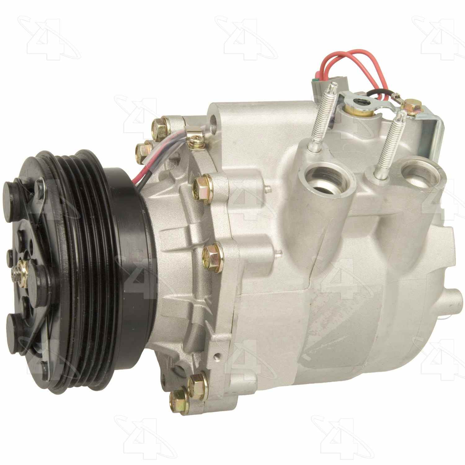 Four Seasons New Sanden/Sankyo TRSA090 Compressor w/ Clutch  top view frsport 78552