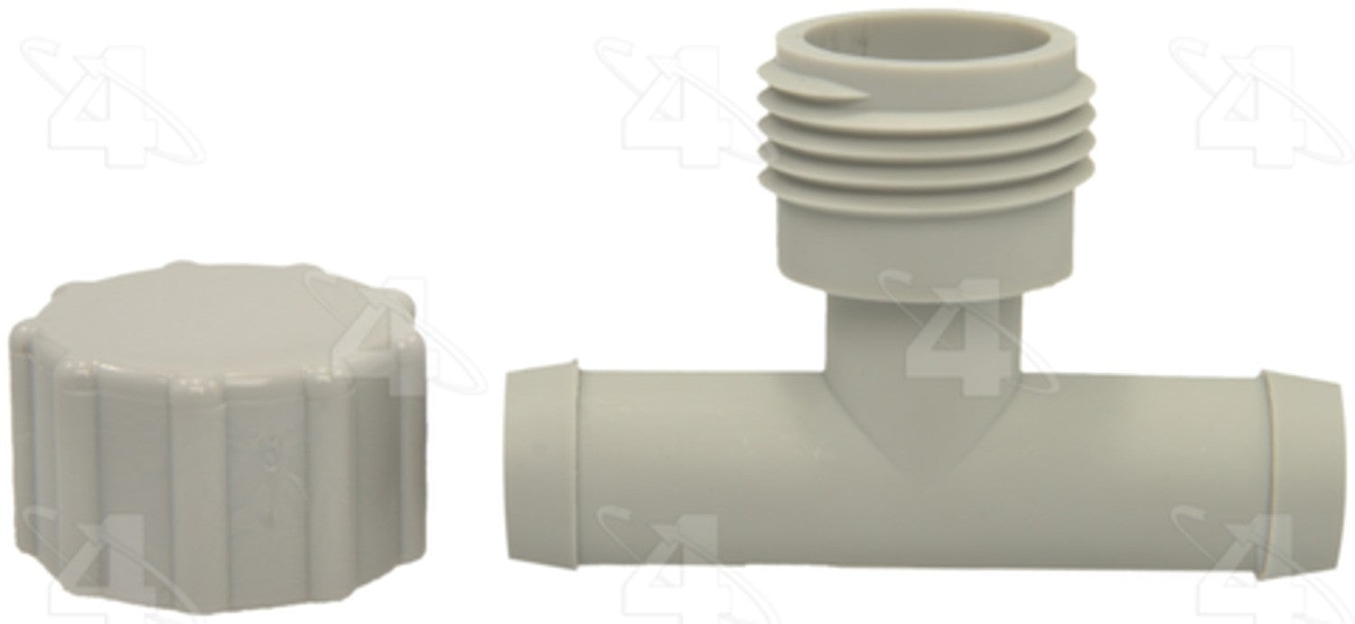 Four Seasons Flush Tee Heater Fitting  top view frsport 84621