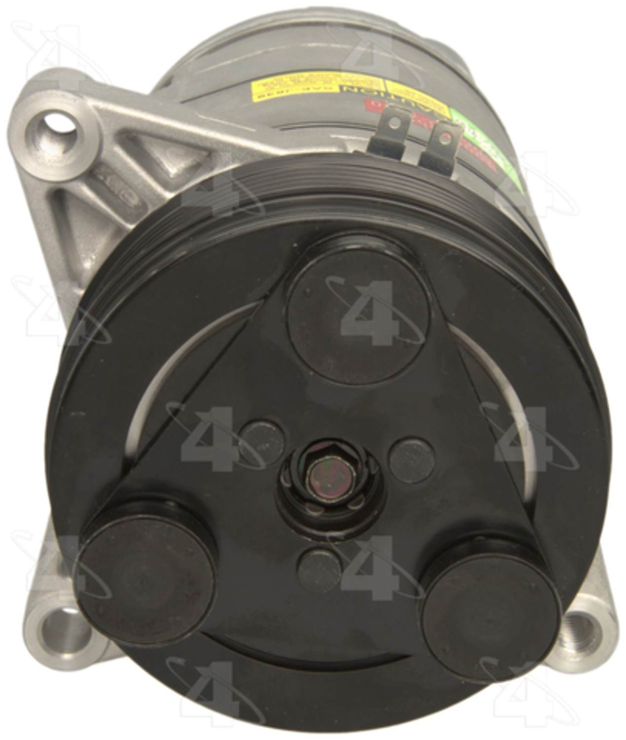 Four Seasons New GM HR6 Compressor w/ Clutch  top view frsport 88969