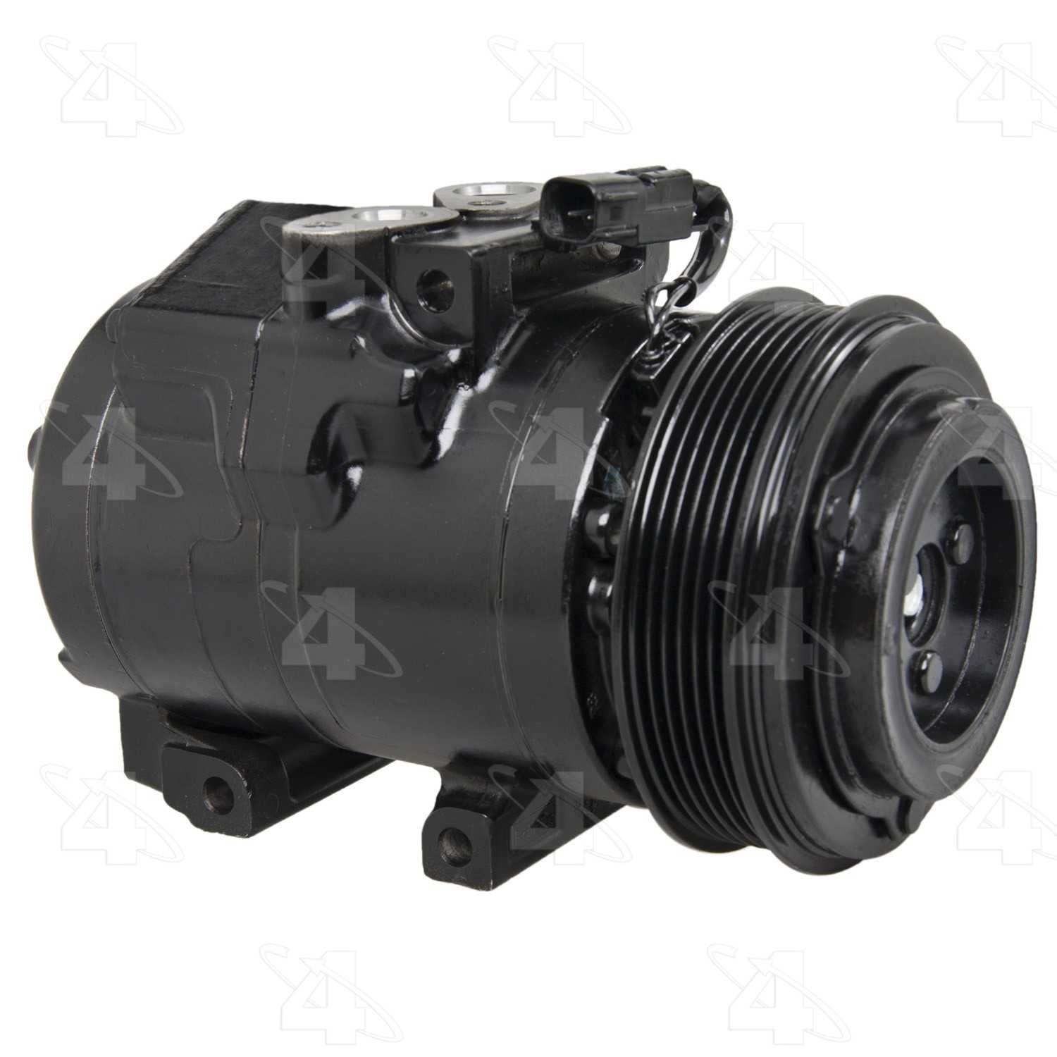 Four Seasons Reman Halla HCC-RS20 Compressor w/ Clutch  top view frsport 97324