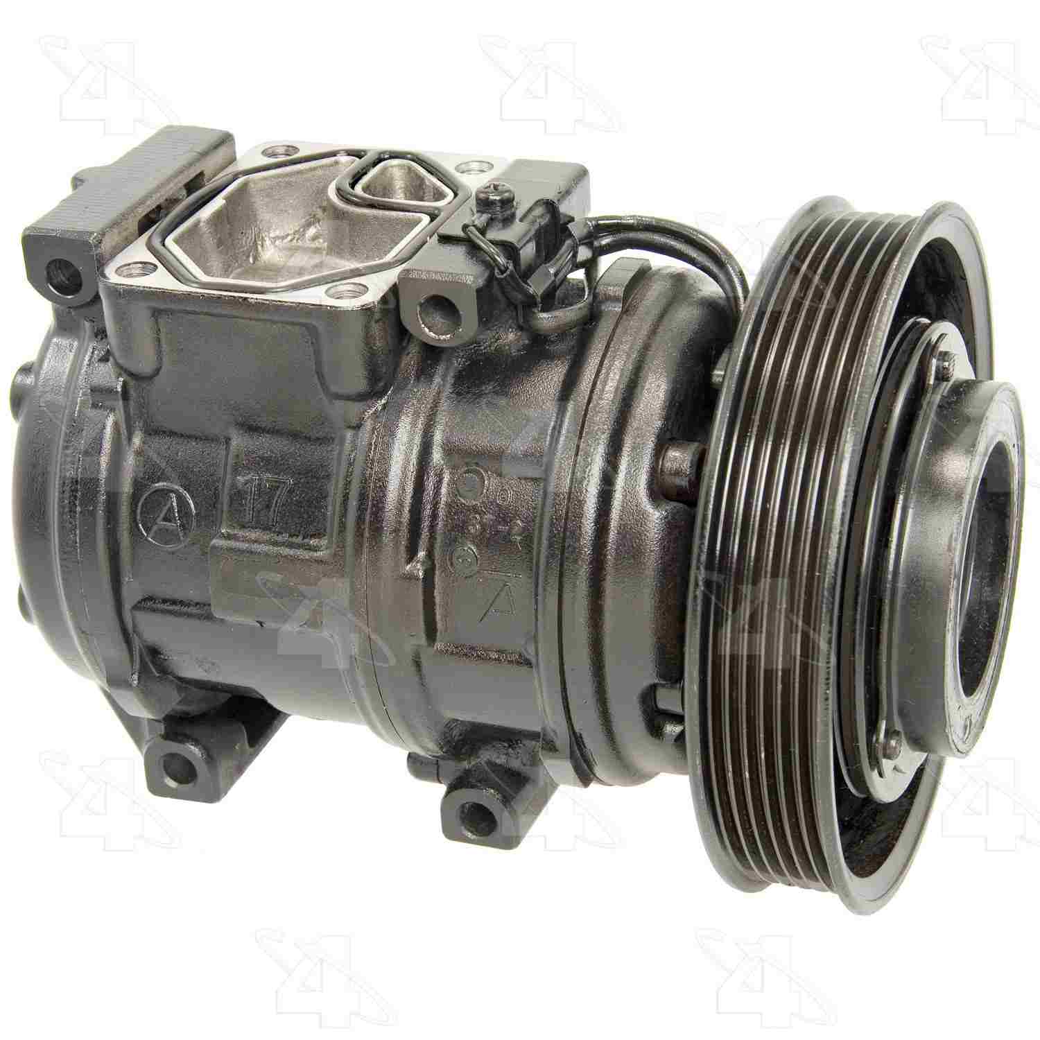 four seasons reman nippondenso 10pa17c compressor w/ clutch  frsport 97361